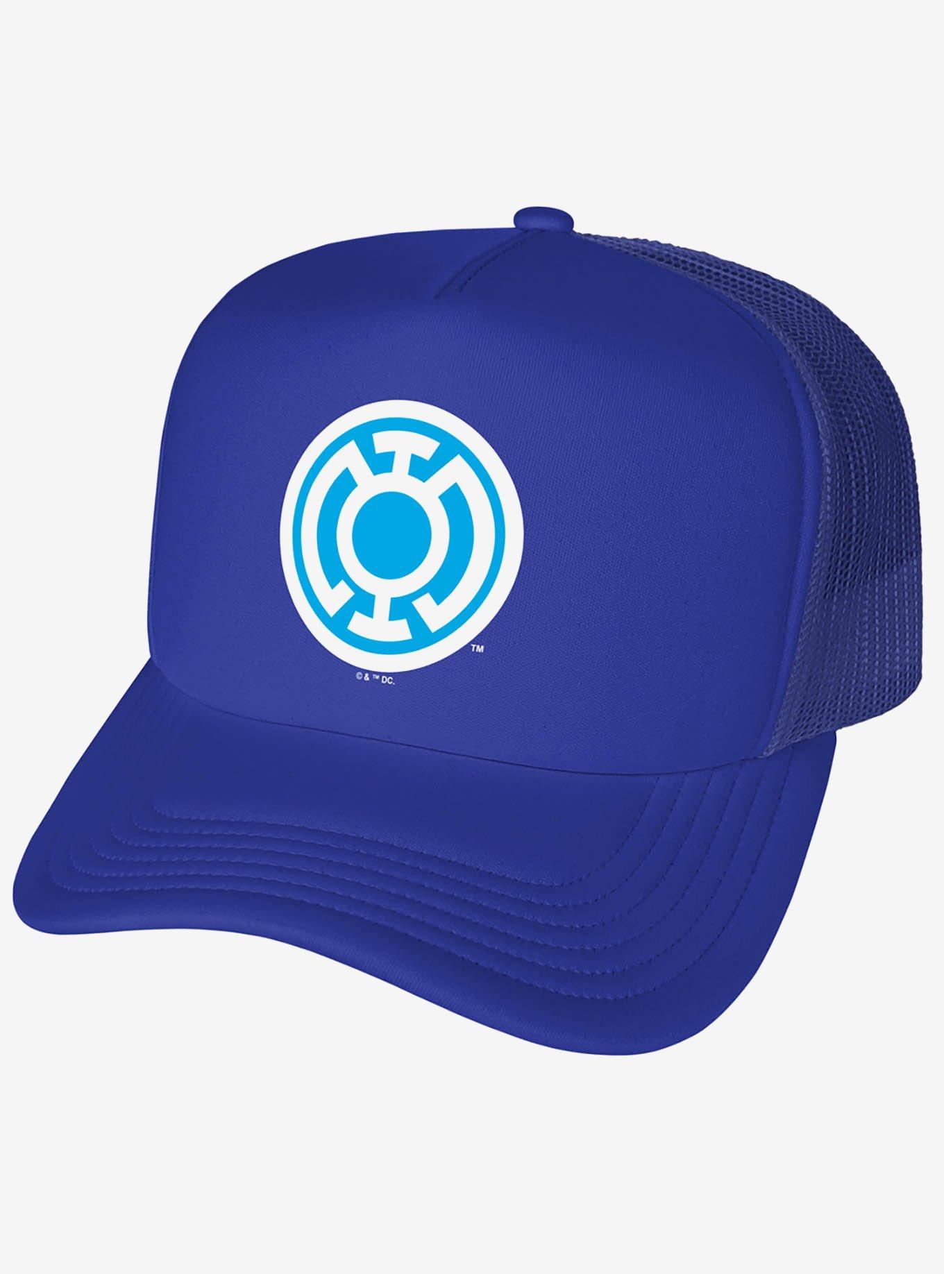 Green Lantern Blackest Night Blue Lantern Foam Trucker Hat, , hi-res