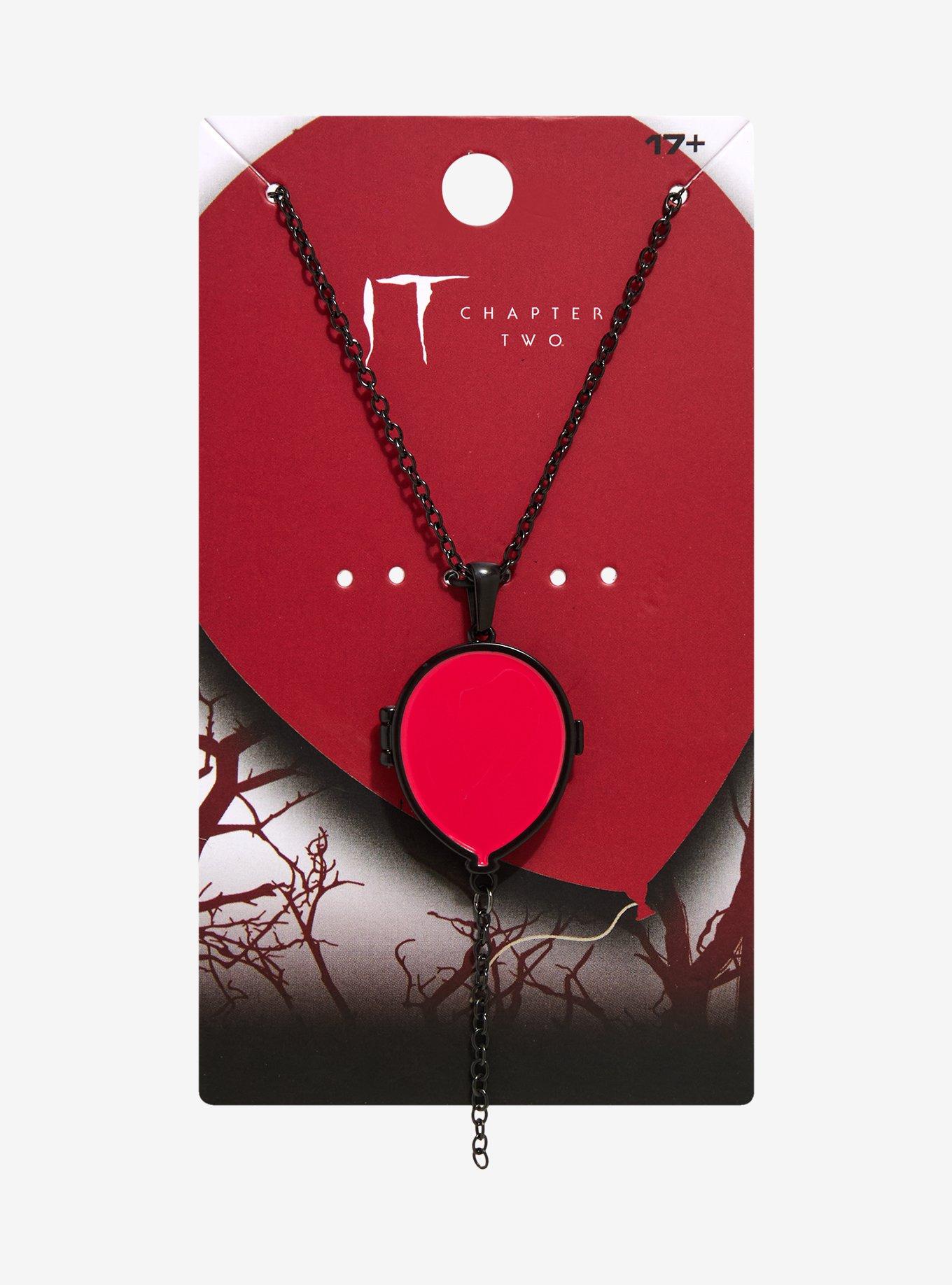 IT Chapter Two Red Balloon Locket Necklace, , hi-res