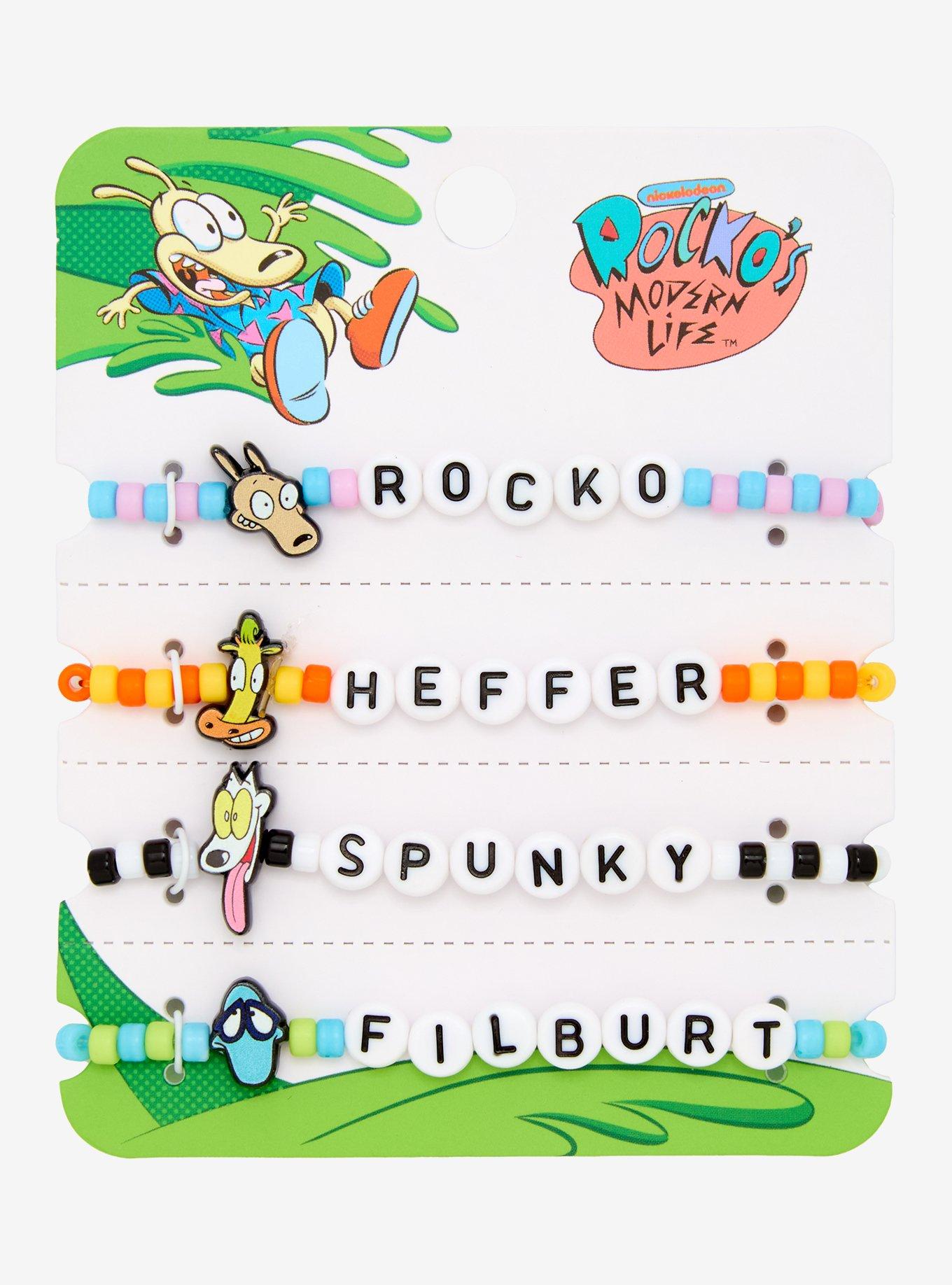 Rocko's Modern Life Character Bead Bracelet Set, , hi-res