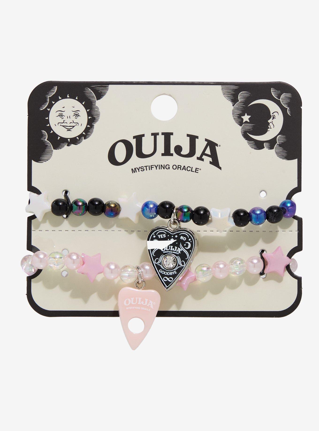 Ouija Planchette Best Friend Bead Bracelet Set, , hi-res