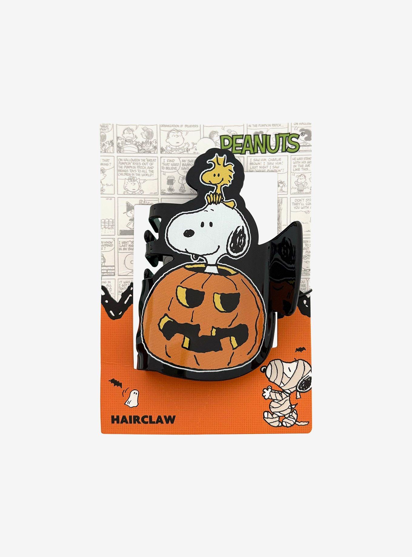 Peanuts Snoopy & Woodstock Pumpkin Claw Hair Clip, , hi-res