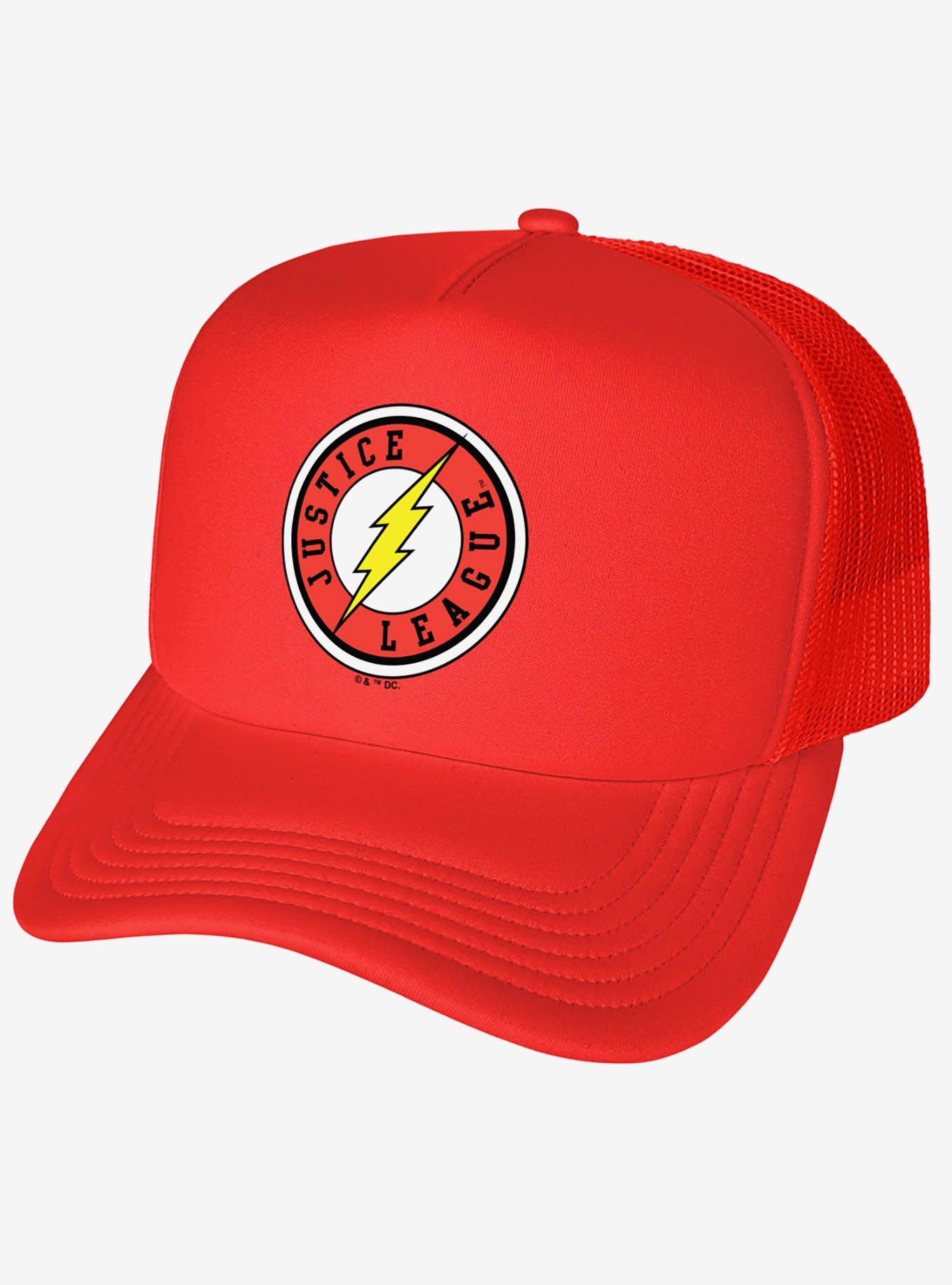 Justice League The Flash Athletic Logo Foam Trucker Hat, , hi-res