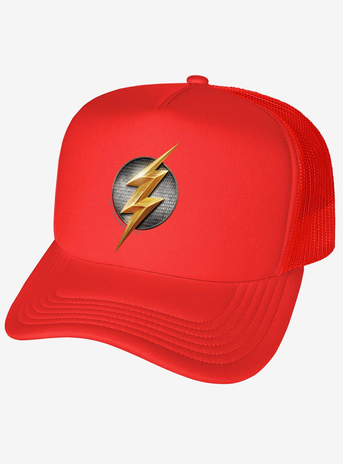 Justice League Flash Logo Foam Trucker Hat, , hi-res