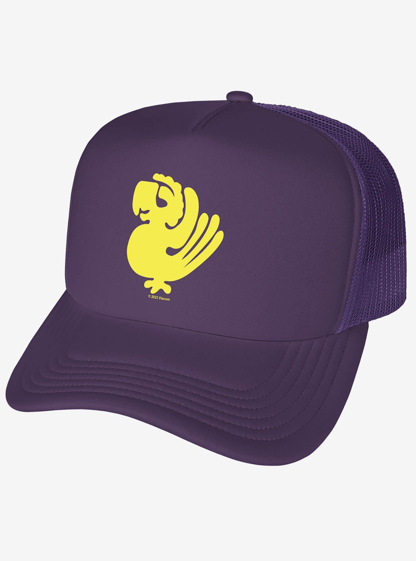 Legends Of The Hidden Temple Purple Parrots Foam Trucker Hat, , hi-res