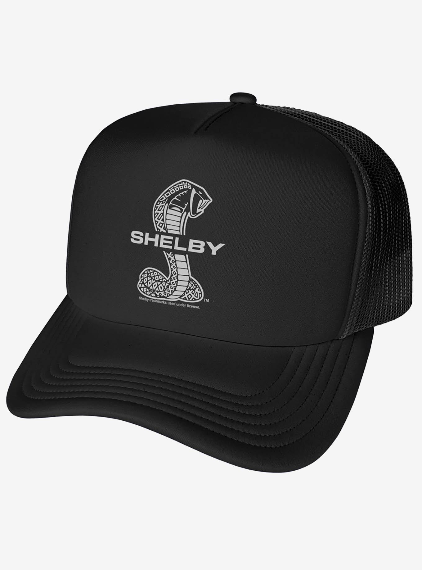 Shelby Cobra Grey Snake Logo Foam Trucker Hat, , hi-res