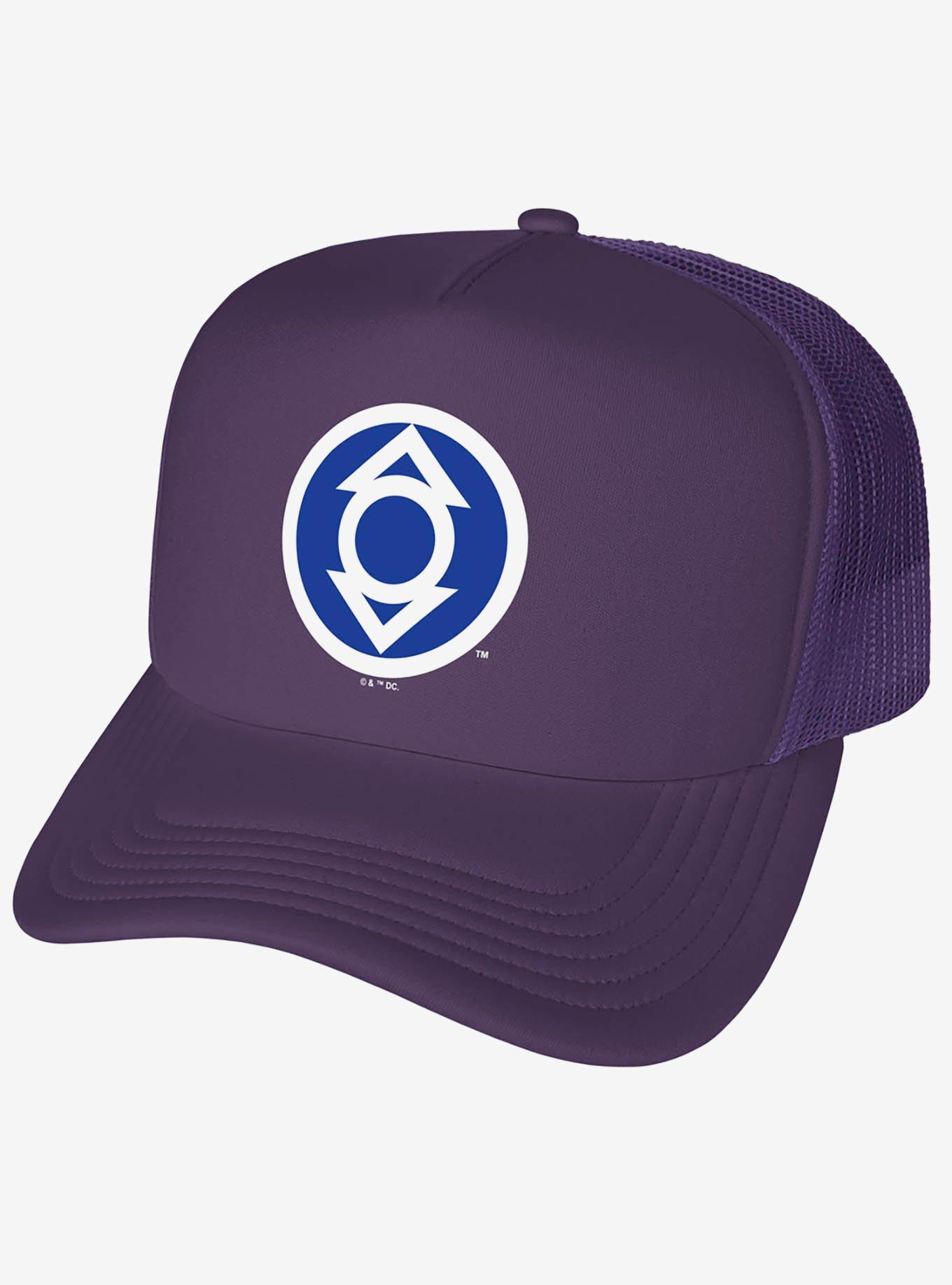 Green Lantern Blackest Night Indigo Lantern Foam Trucker Hat, , hi-res