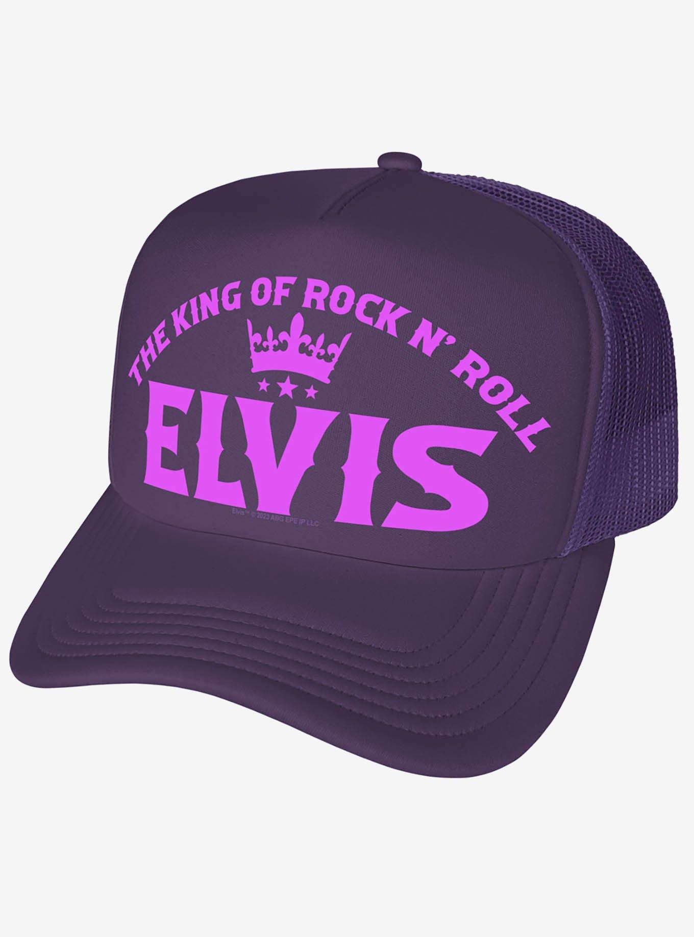 Elvis Presley The King Of Rock And Roll Foam Trucker Hat, , hi-res