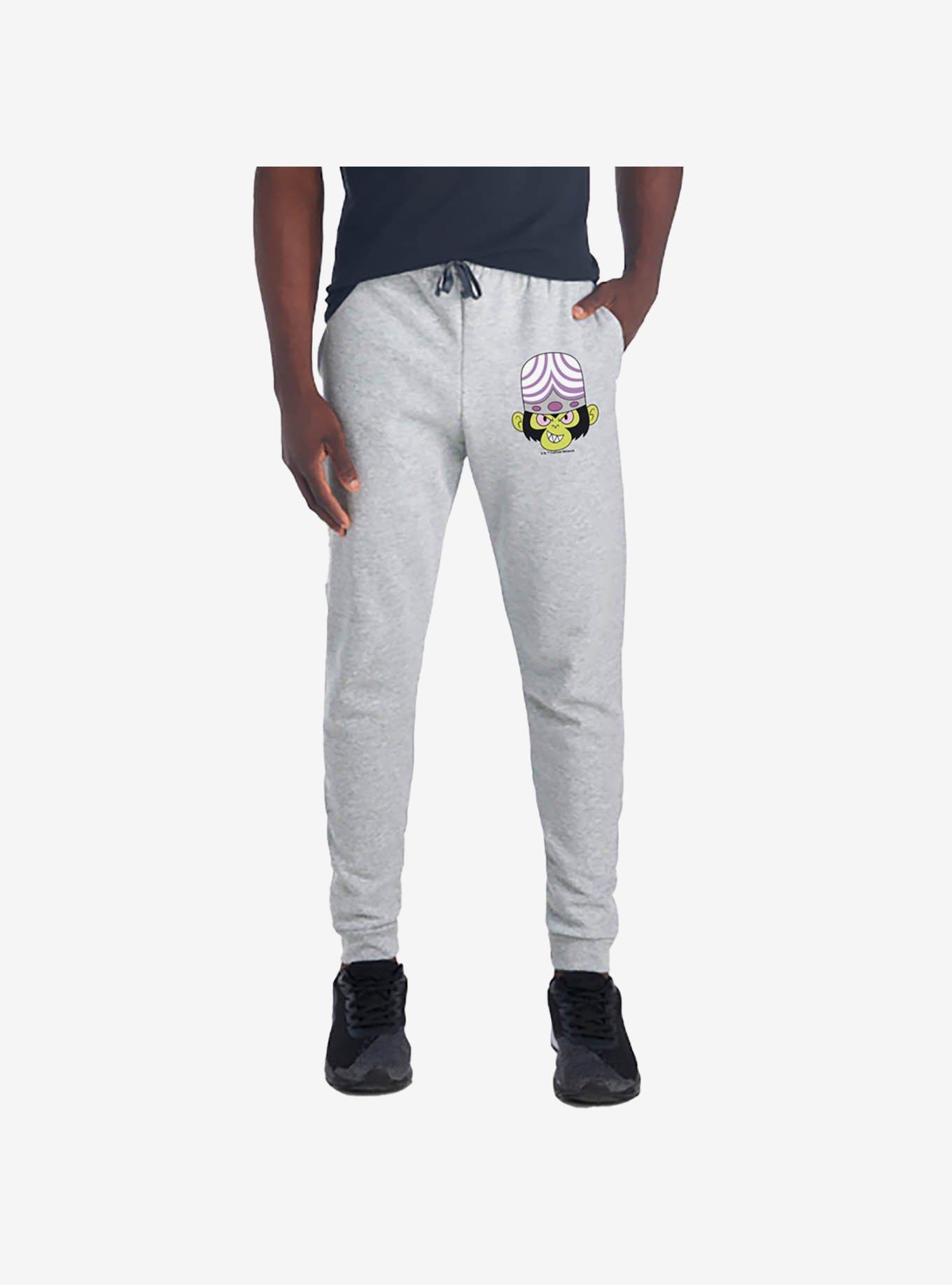 The Powerpuff Girls Mojo Jojo Head Jogger Sweatpants, , hi-res
