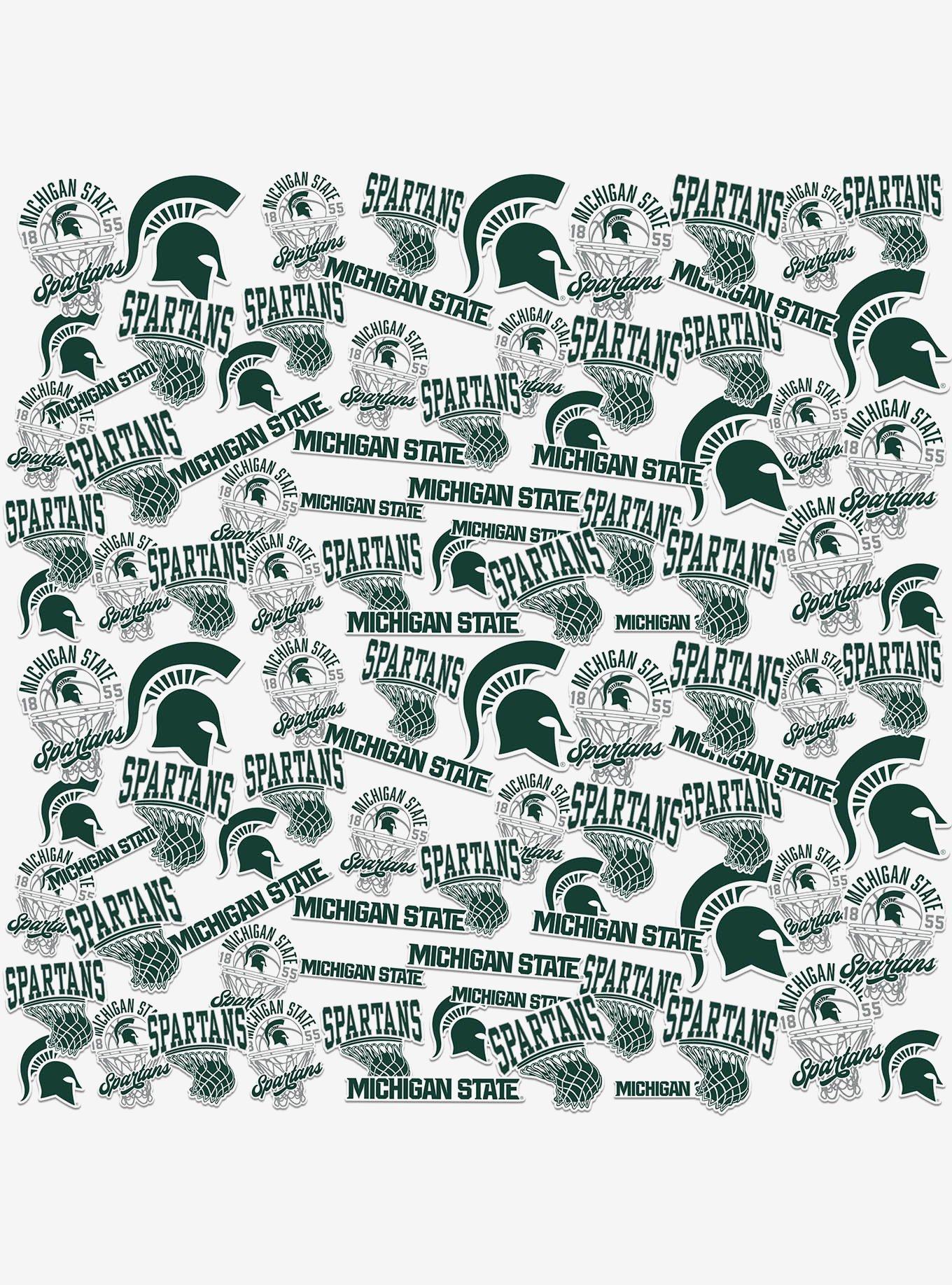 Michigan State University Misc 100 Ct Sticker Pack, , hi-res