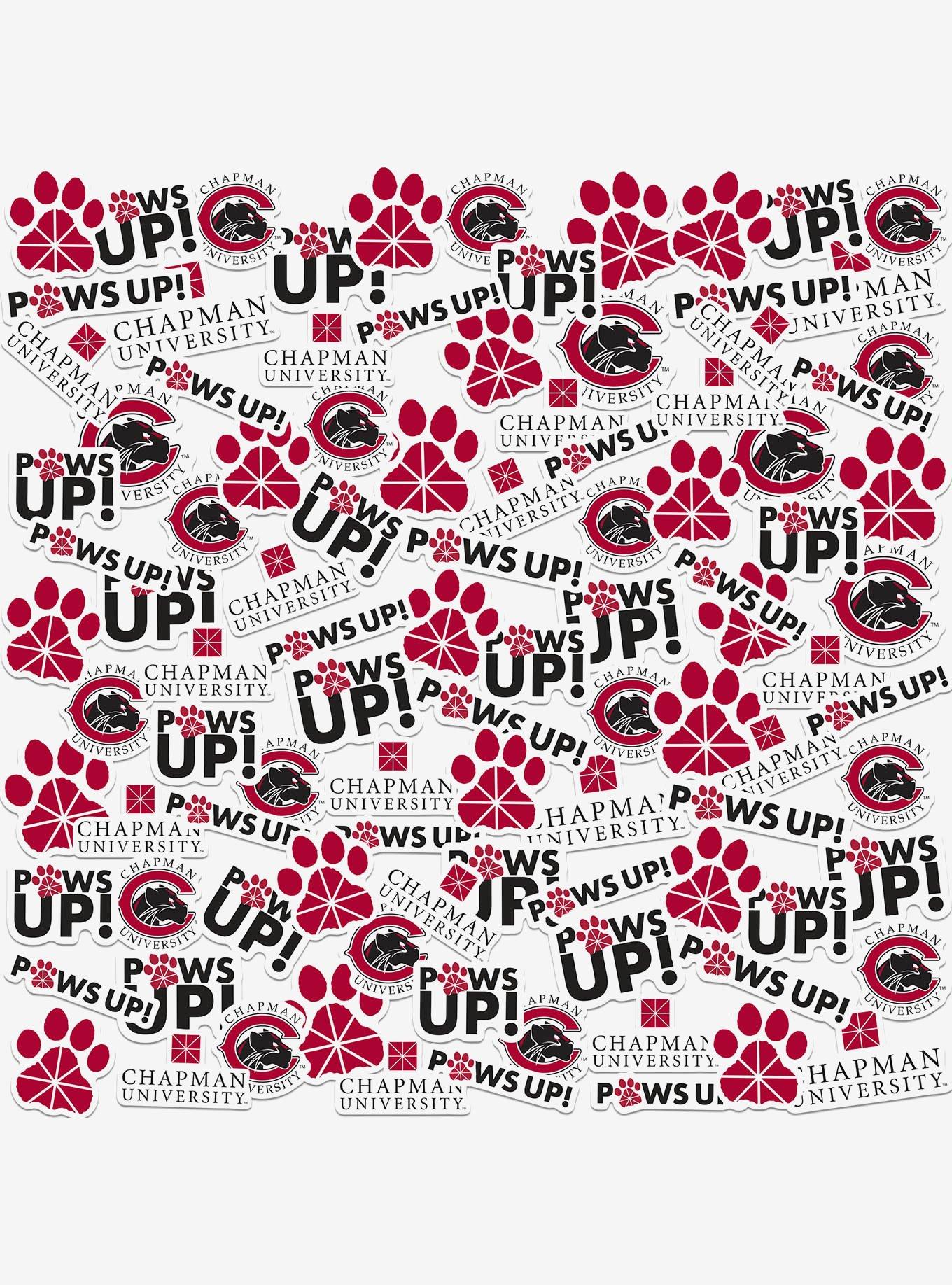 Chapman University Paws Up 100ct Sticker Pack, , hi-res
