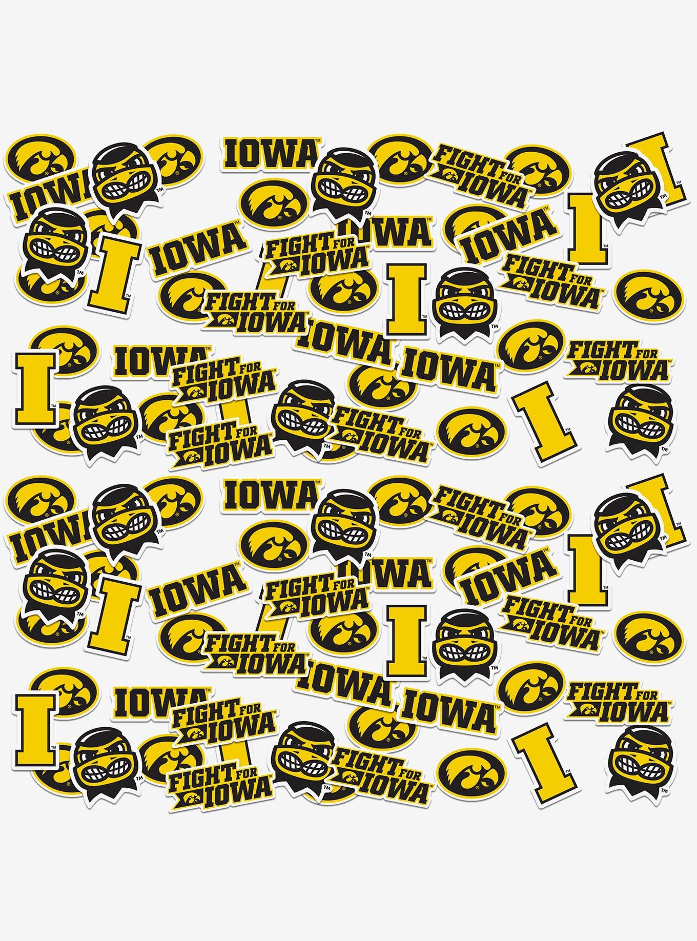 University of Iowa 100ct Sticker Pack, , hi-res