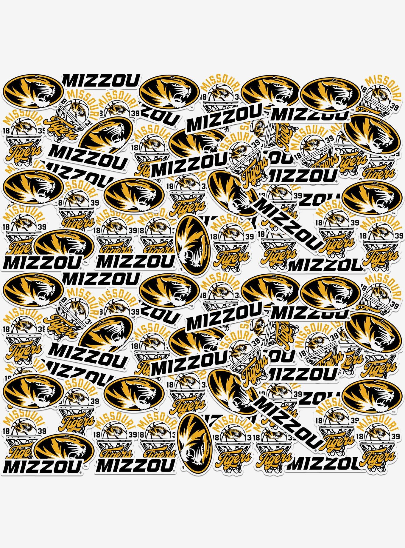 University Of Missouri Mizzou Basketball 100 Ct Sticker Pack, , hi-res