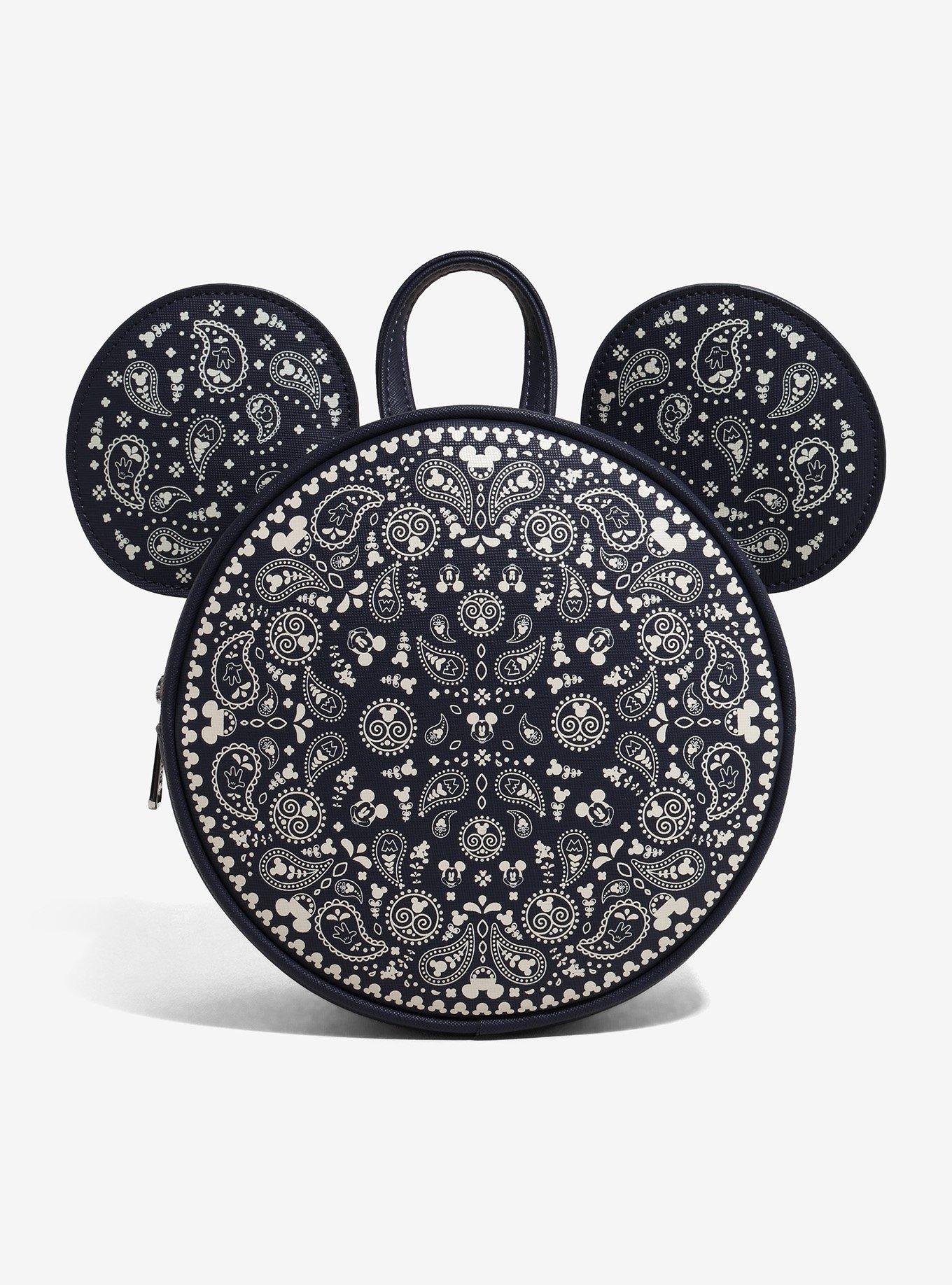 Loungefly Disney Mickey Mouse Patterned Convertible Mini Backpack — BoxLunch Exclusive, , hi-res