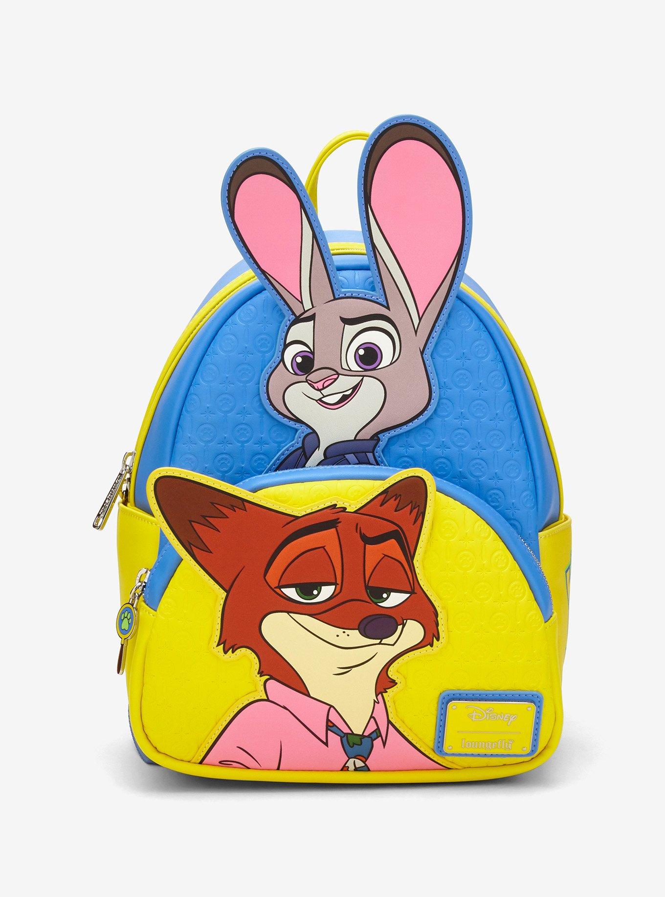 Loungefly Disney Zootopia Nick & Judy Stacked Mini Backpack — BoxLunch Exclusive, , hi-res