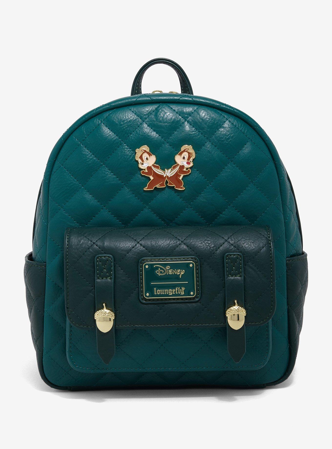 Loungefly Disney Chip & Dale Quilted Mini Backpack — BoxLunch Exclusive, , hi-res