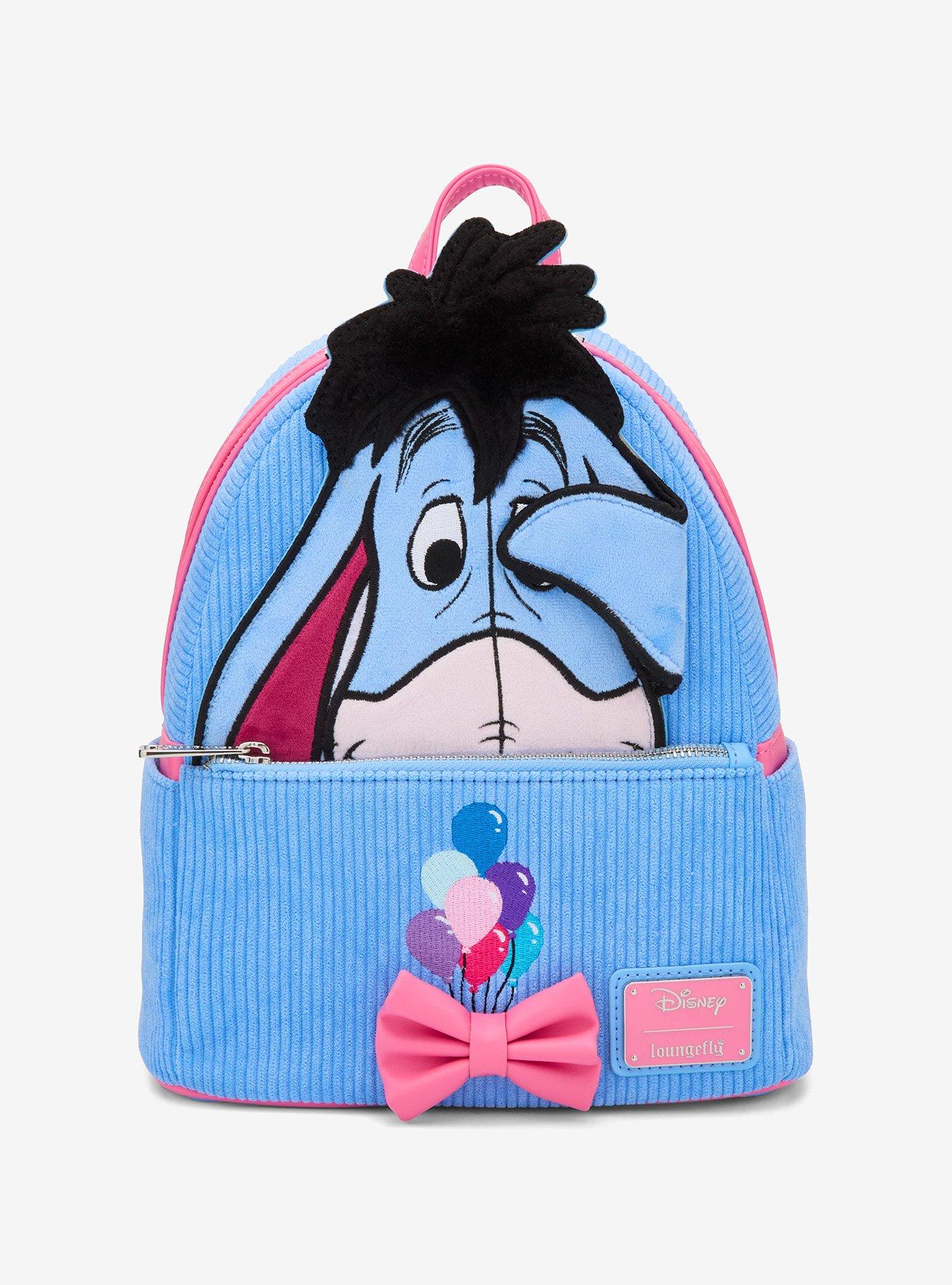 Loungefly Disney Winnie the Pooh Eeyore Peeking Corduroy Mini Backpack — BoxLunch Exclusive, , hi-res