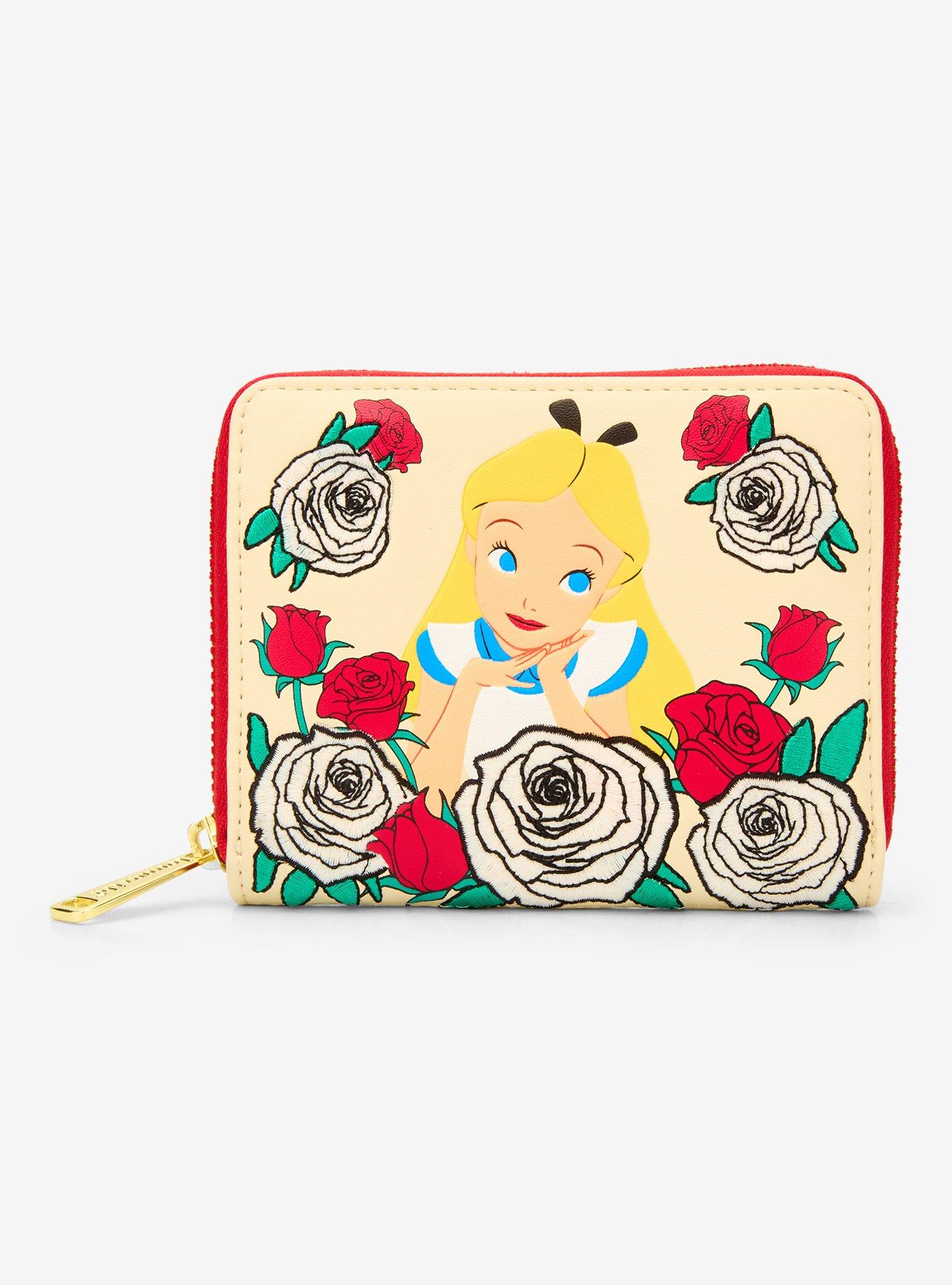 Loungefly Disney Alice in Wonderland Color Changing Roses Zip Wallet — BoxLunch Exclusive