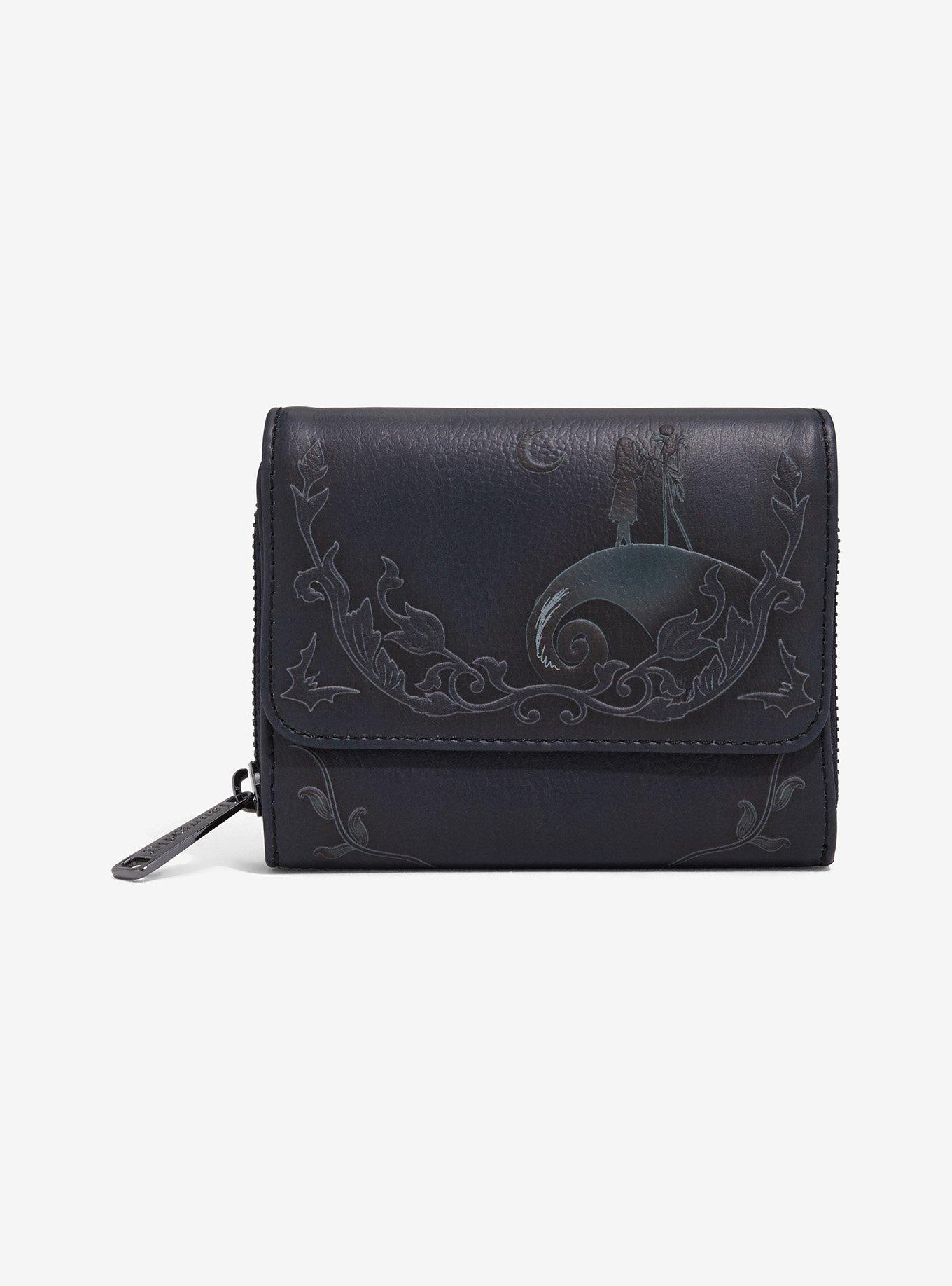 Loungefly Disney The Nightmare Before Christmas Jack & Sally Scene Tonal Wallet - BoxLunch Exclusive, , hi-res