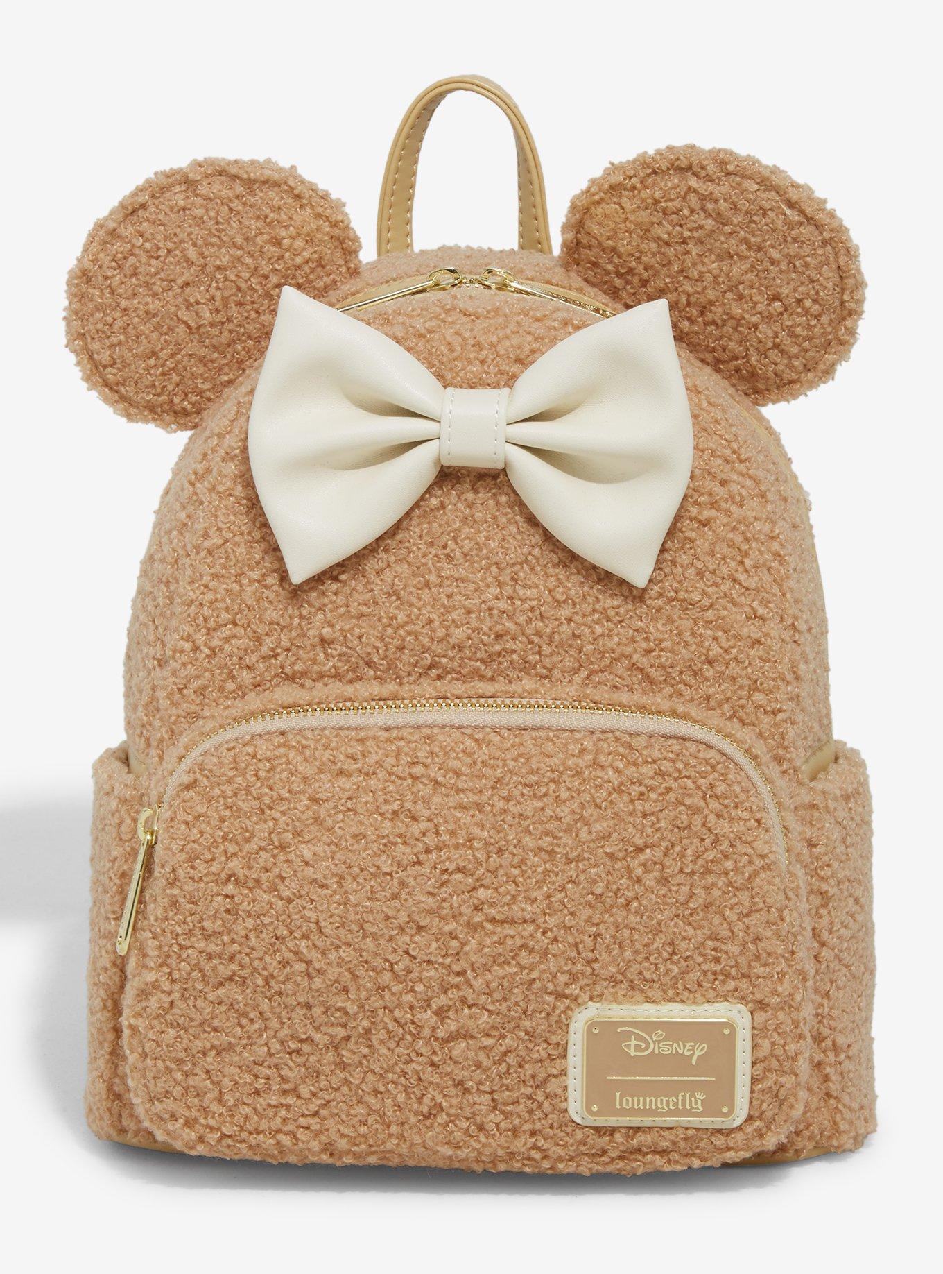 Loungefly Disney Minnie Mouse Sherpa Mini Backpack - BoxLunch Exclusive, , hi-res