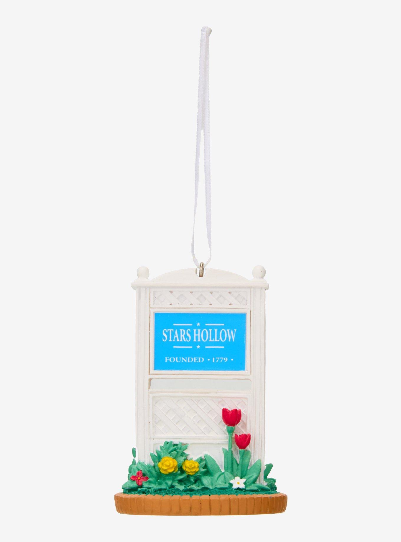 Hallmark Gilmore Girls Stars Hollow Sign Figural Ornament, , hi-res