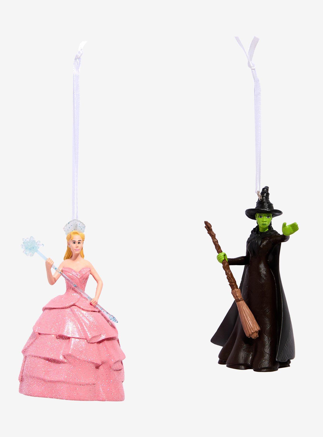 Wicked Elphaba & Glinda Figural Ornament Set, , hi-res