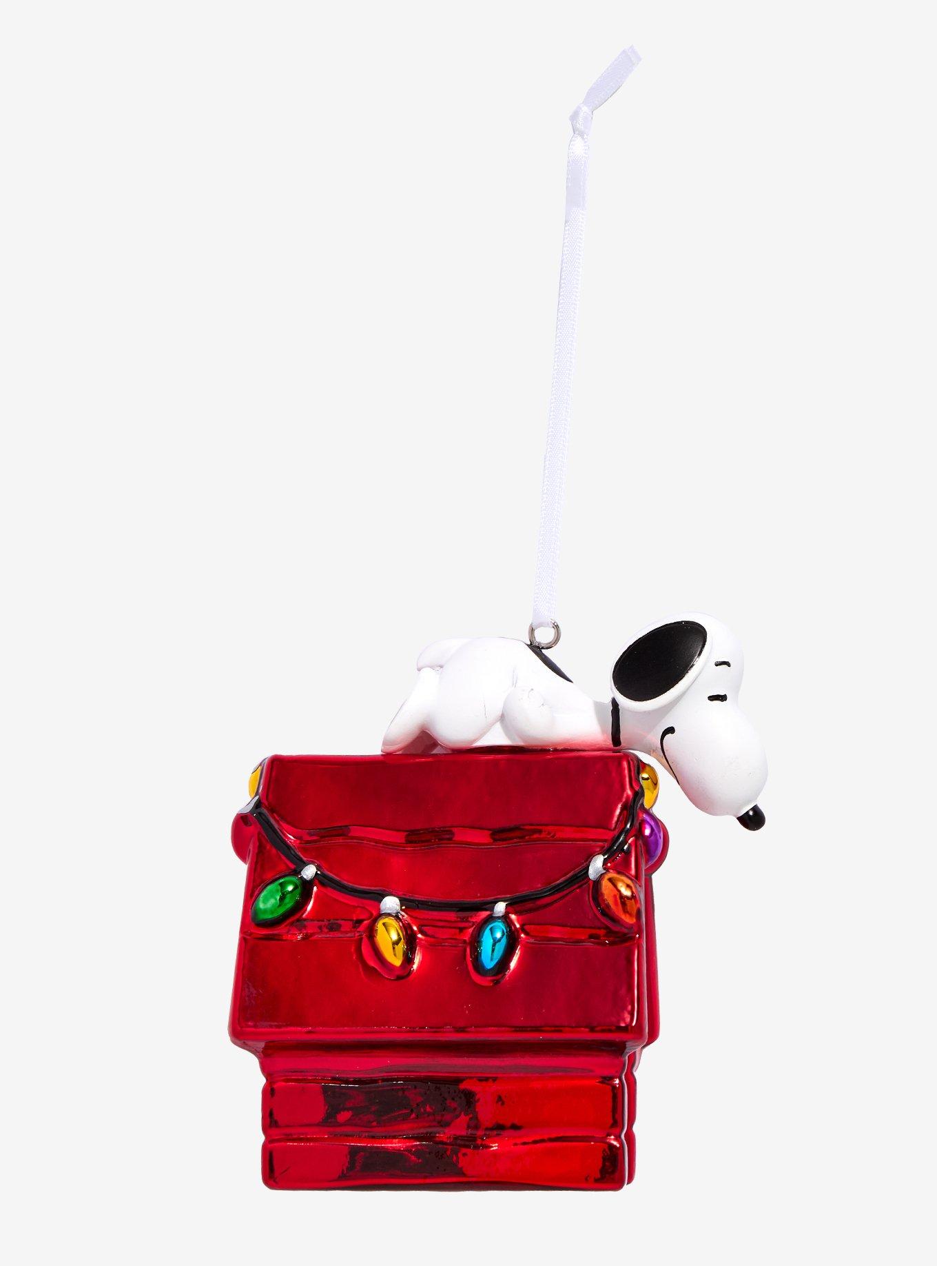 Peanuts Snoopy Decorated Doghouse Figural Ornament, , hi-res
