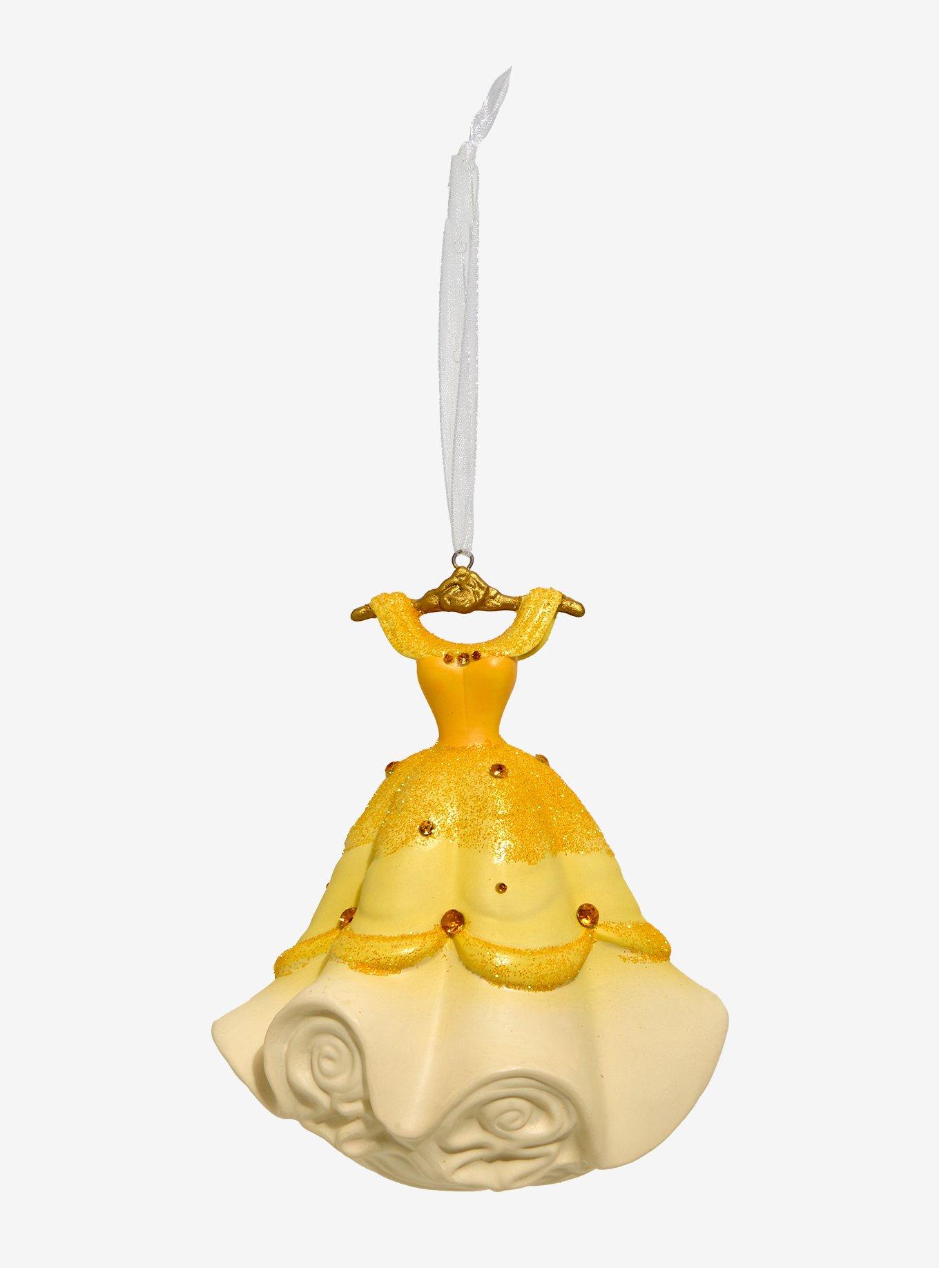 Disney Beauty and the Beast Belle Dress Figural Ornament, , hi-res