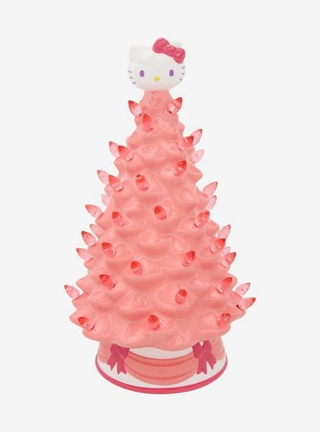 Sanrio Hello Kitty Pink Ceramic Light-Up Christmas Tree - BoxLunch