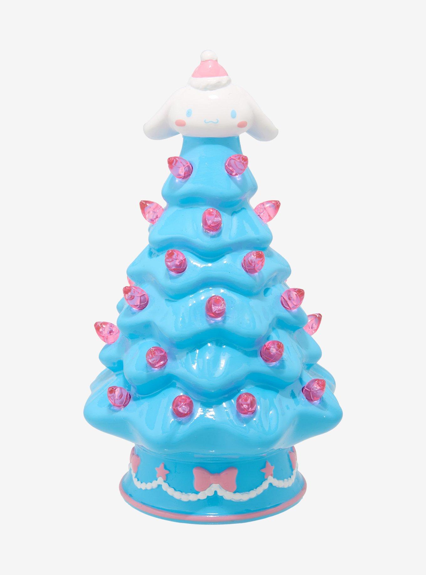 Sanrio Cinnamoroll Blue Light-Up Mini Christmas Tree Figure - BoxLunch Exclusive, , hi-res