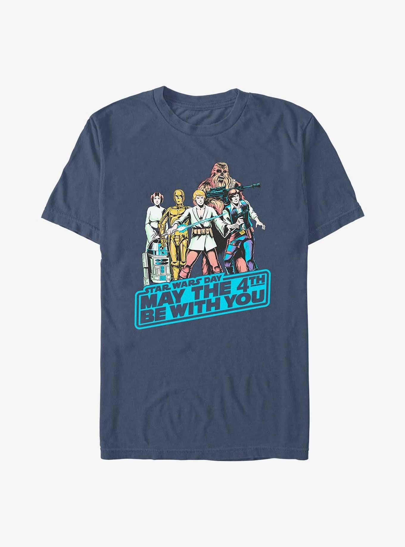 COMFORTCOLORS Star Wars May Fourth Group Garment Dye T-Shirt