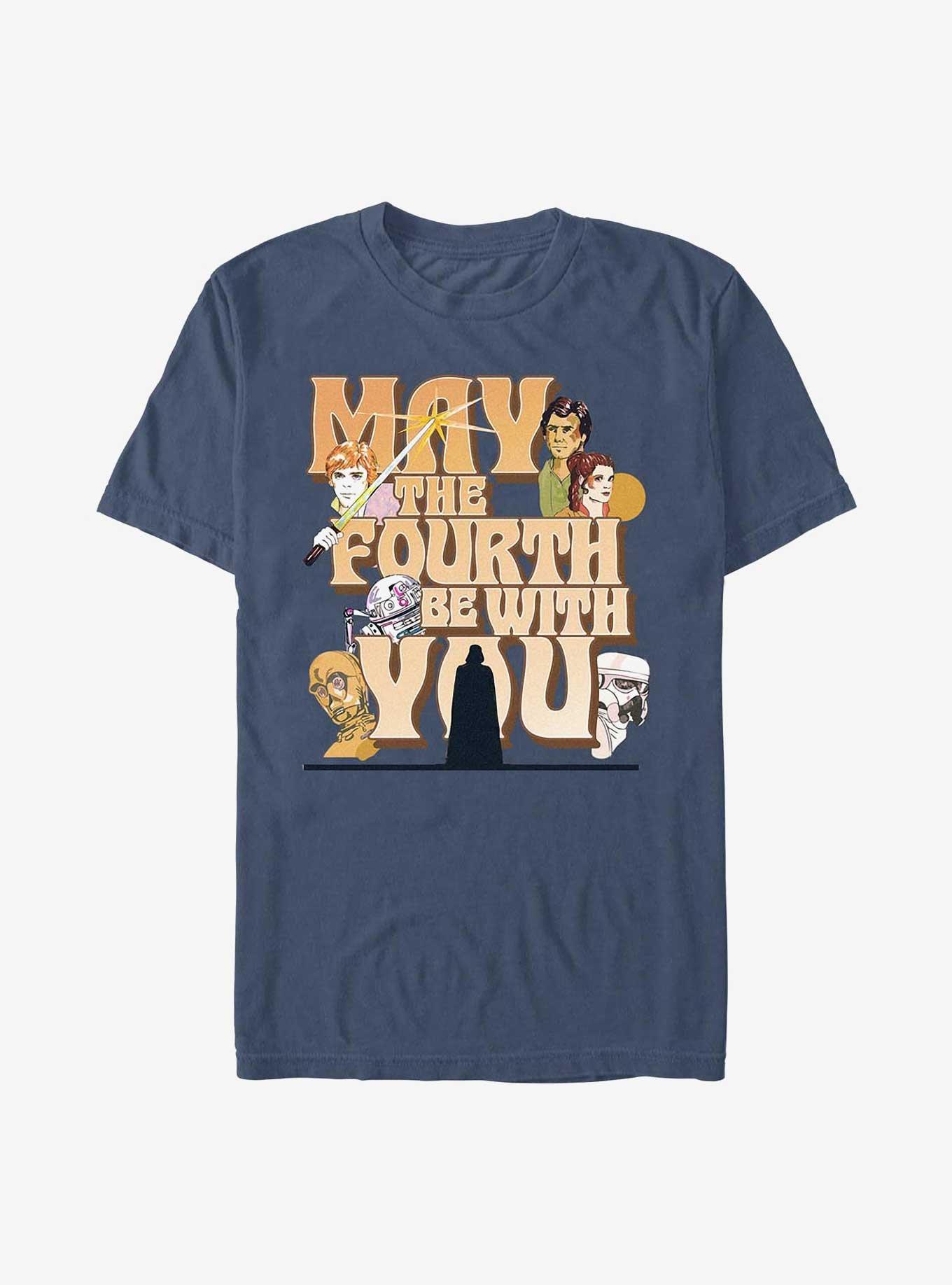 COMFORTCOLORS Star Wars May The Fourth Be With You Garment Dye T-Shirt