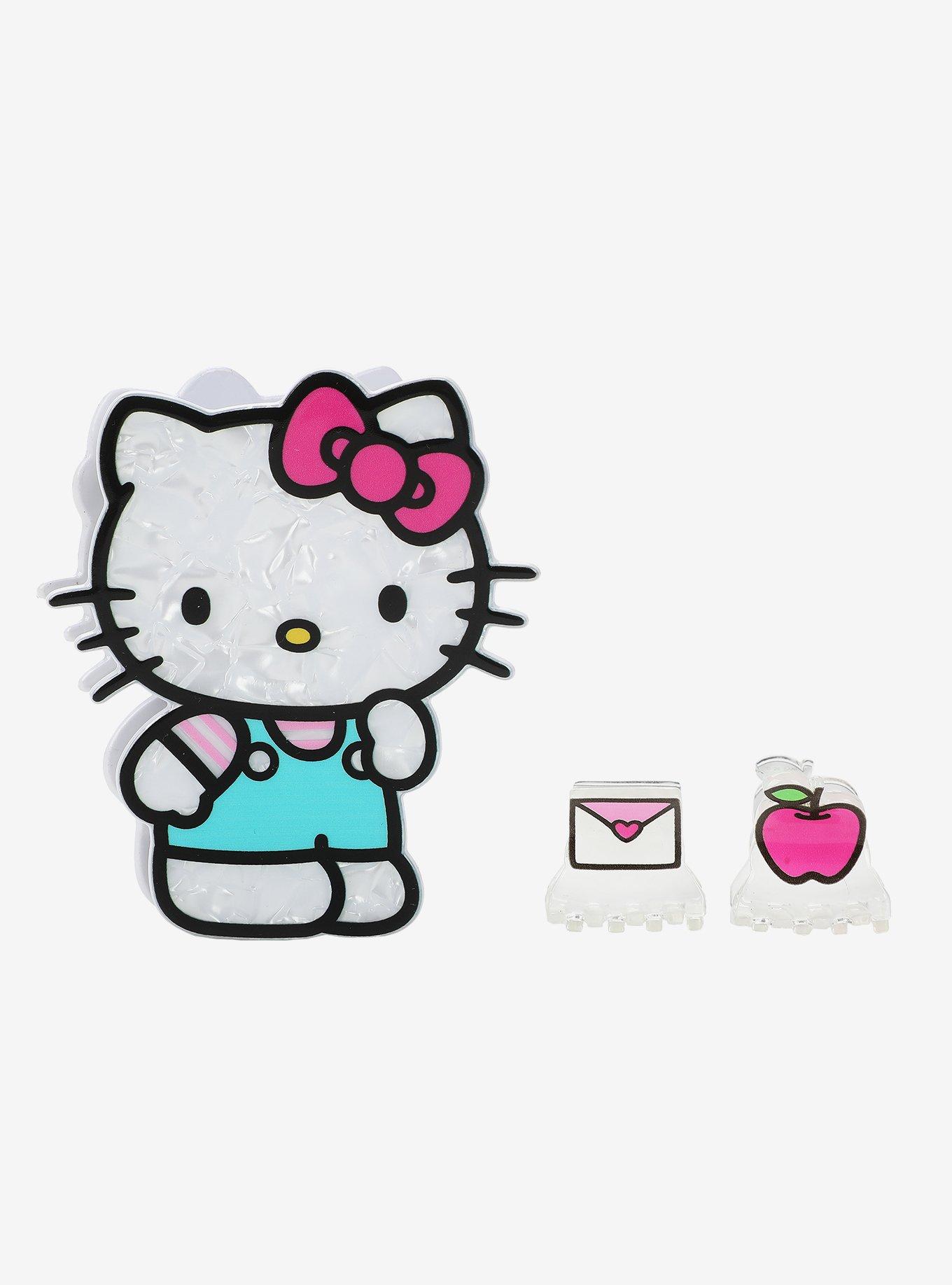 Hello Kitty Icons Figural Claw Hair Clip Set, , hi-res