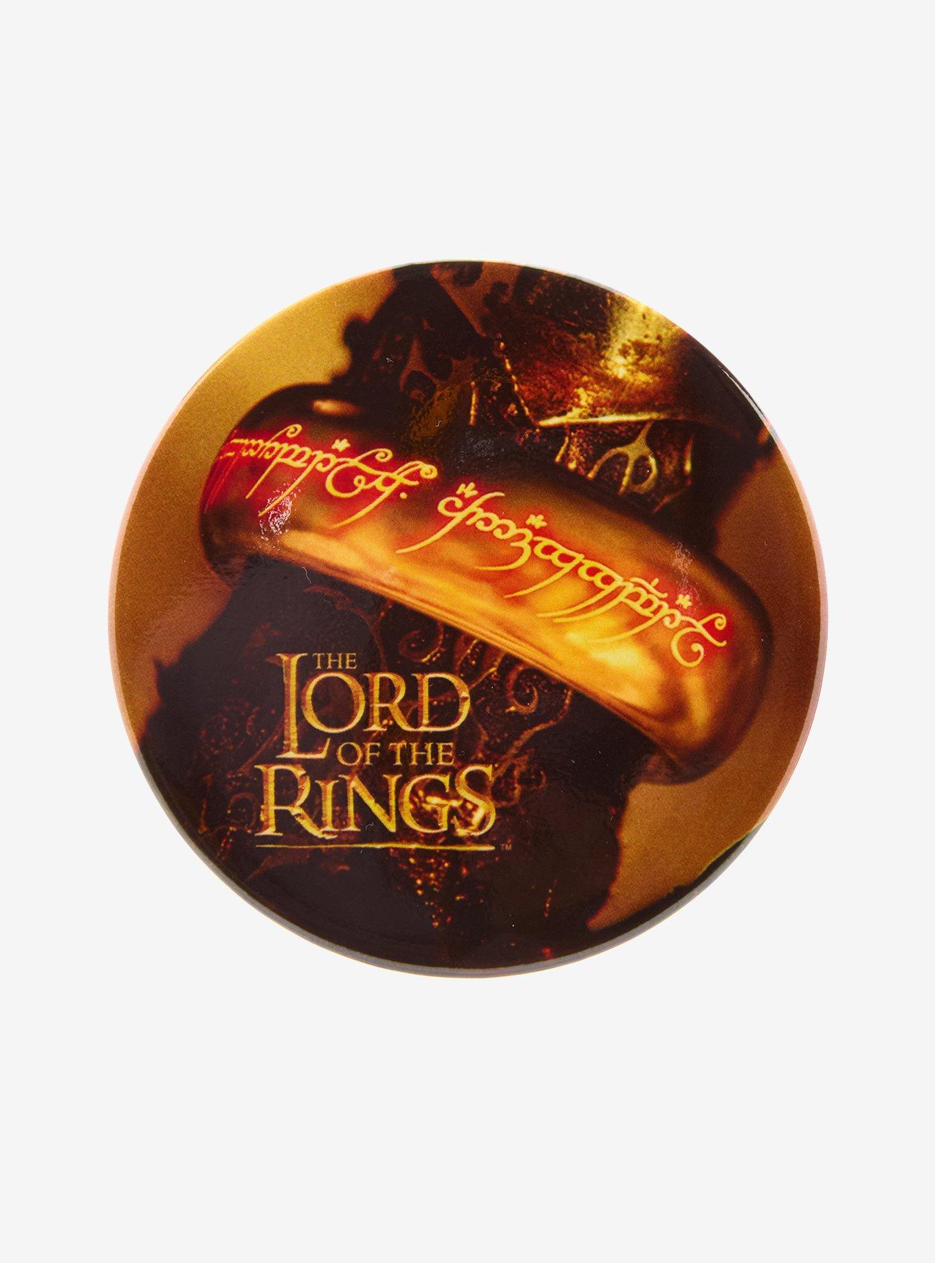 The Lord Of The Rings One Ring 3 Inch Button, , hi-res