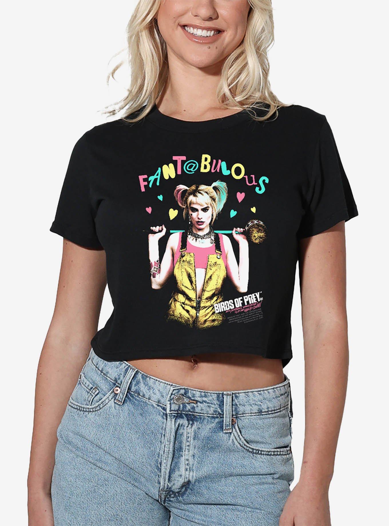 DC Comics Birds of Prey Harley Quinn Fantabulous Girls Crop Top T-Shirt, , hi-res