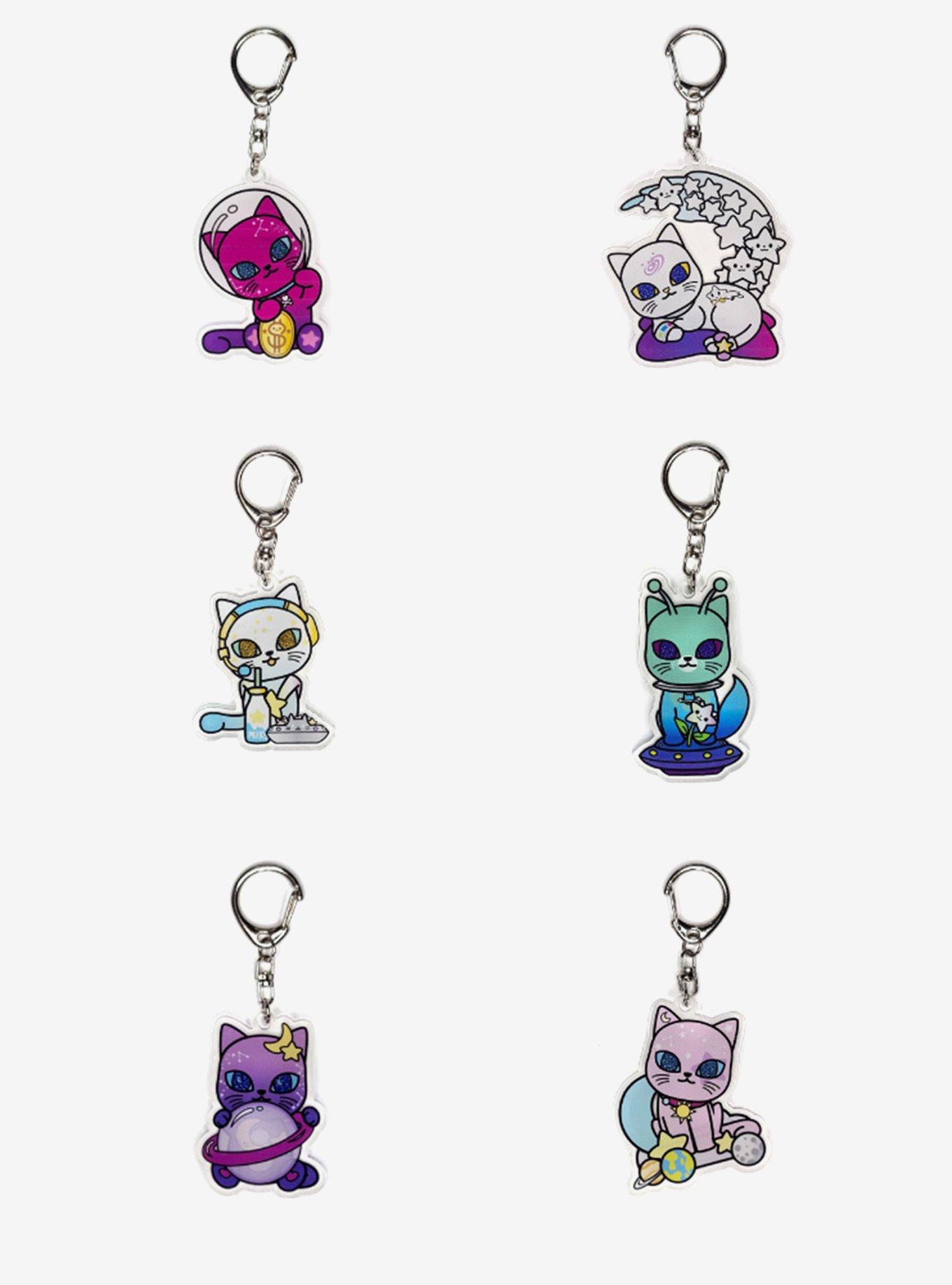 tokidoki Galactic Cats Blind Box Acrylic Keychain, , hi-res