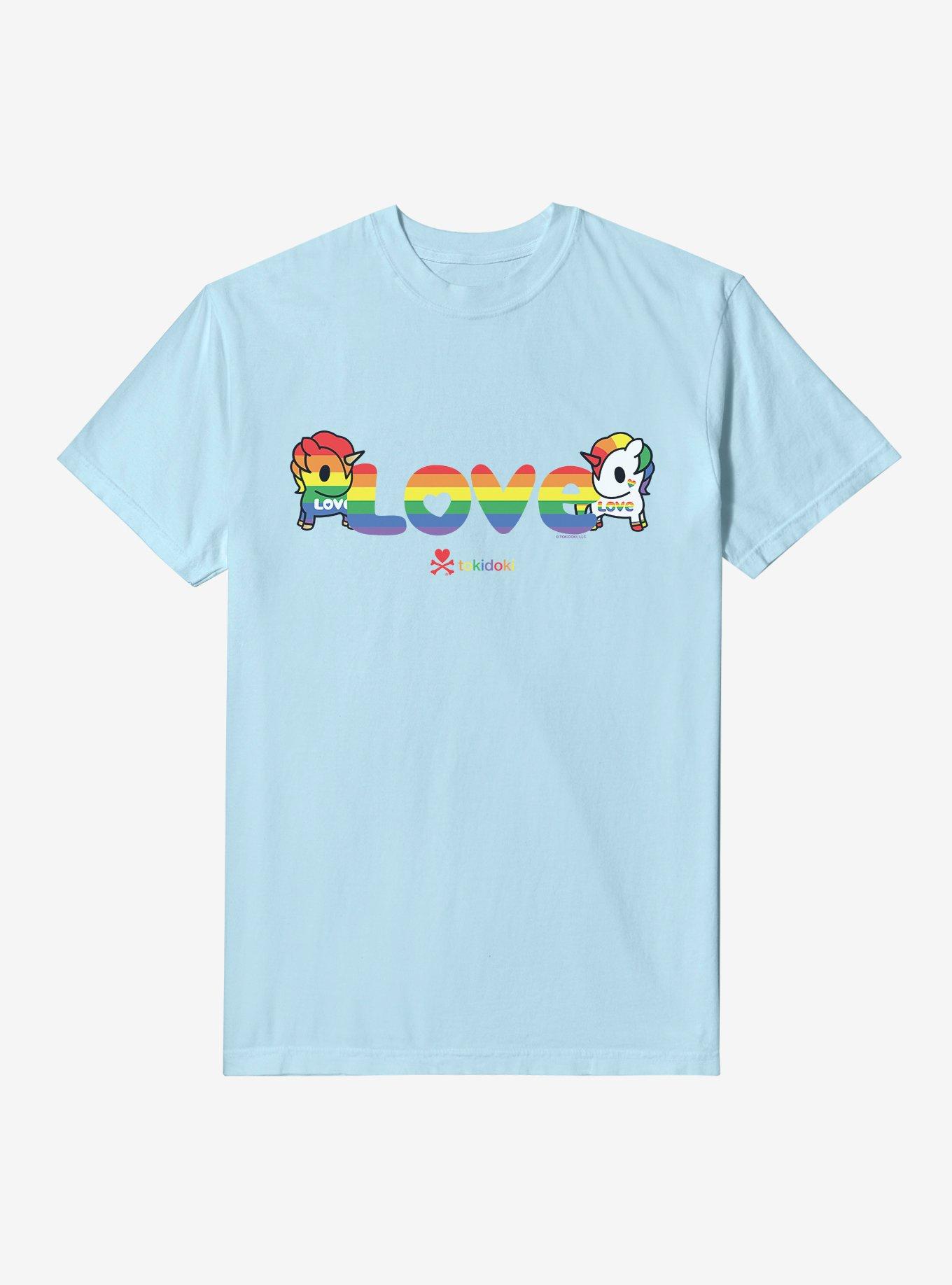 tokidoki Pride Love Garment Dye T-Shirt, CHAMBRAY, hi-res