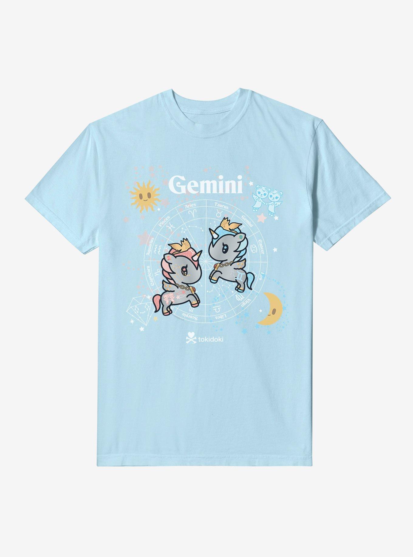 Tokidoki Unicorno Gemini Garment Dye T-Shirt, CHAMBRAY, hi-res