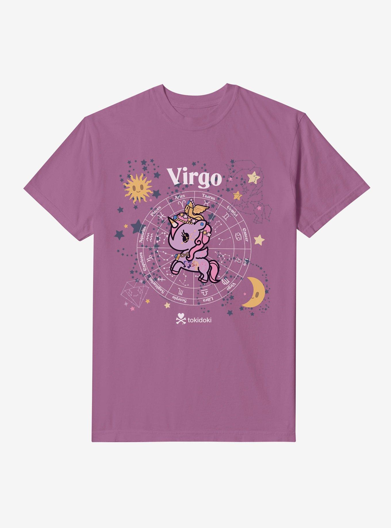 Tokidoki Unicorno Virgo Garment Dye T-Shirt, BERRY, hi-res