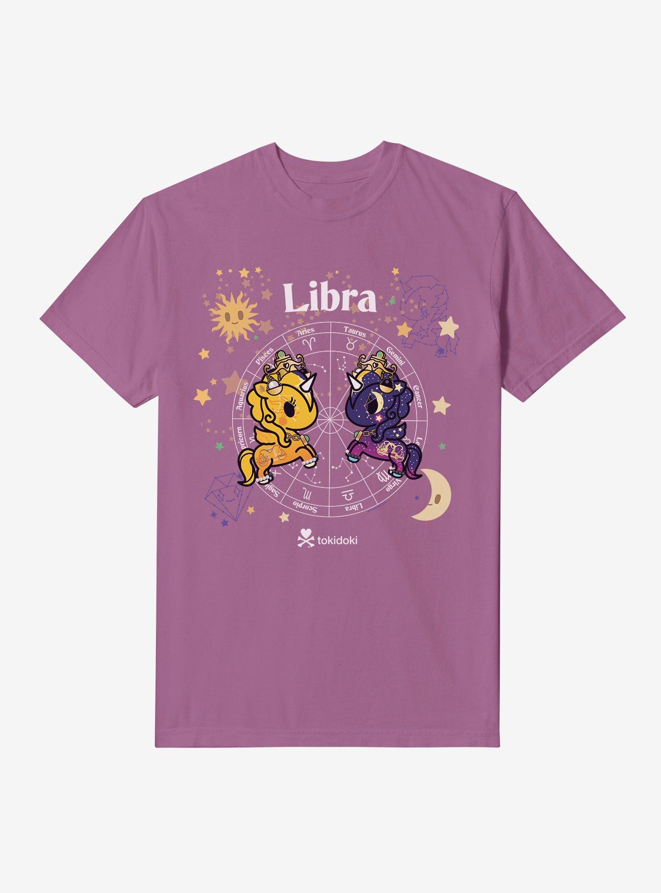Tokidoki Unicorno Libra Garment Dye T-Shirt, BERRY, hi-res