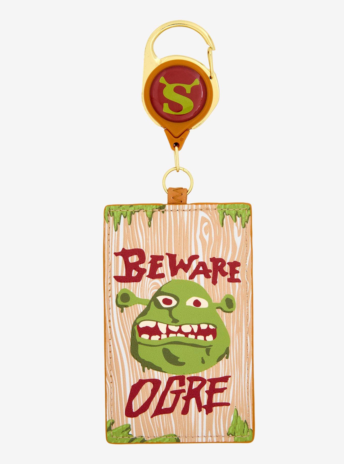 Loungefly DreamWorks Shrek Beware of Ogre Retractable Lanyard - BoxLunch Exclusive, , hi-res