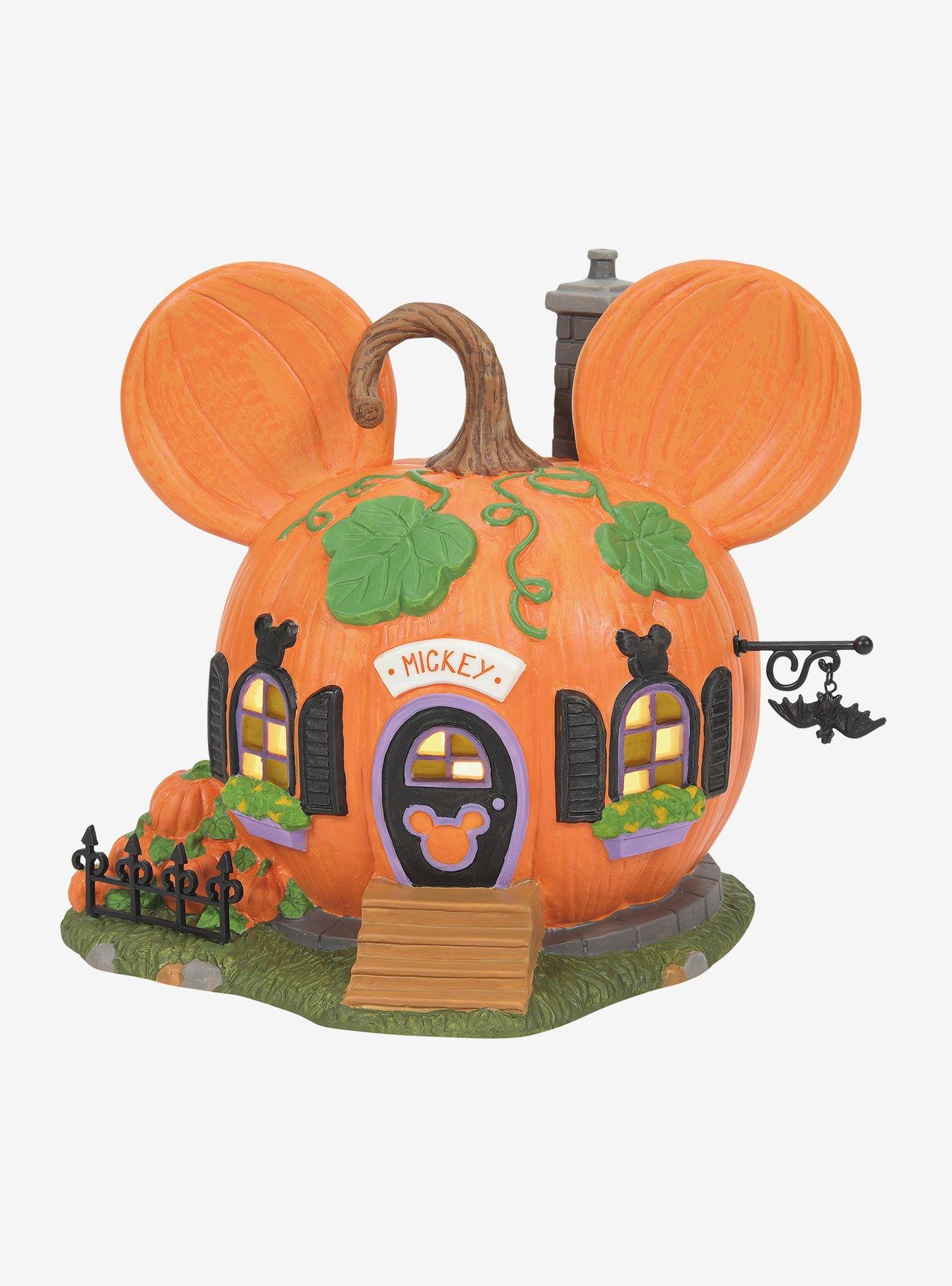 Department 56 Disney Mickey Mouse Light-Up Pumpkin House, , hi-res