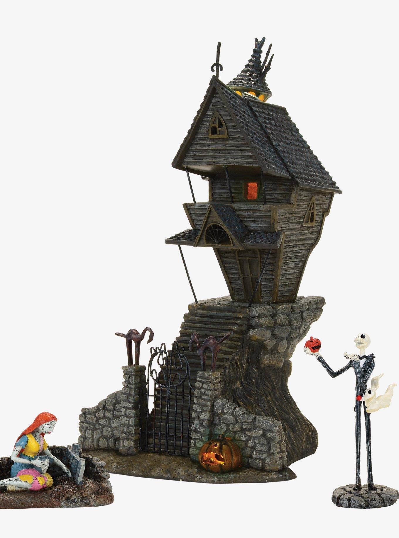 Department 56 Disney The Nightmare Before Christmas Light-Up Jack's House Display, , hi-res