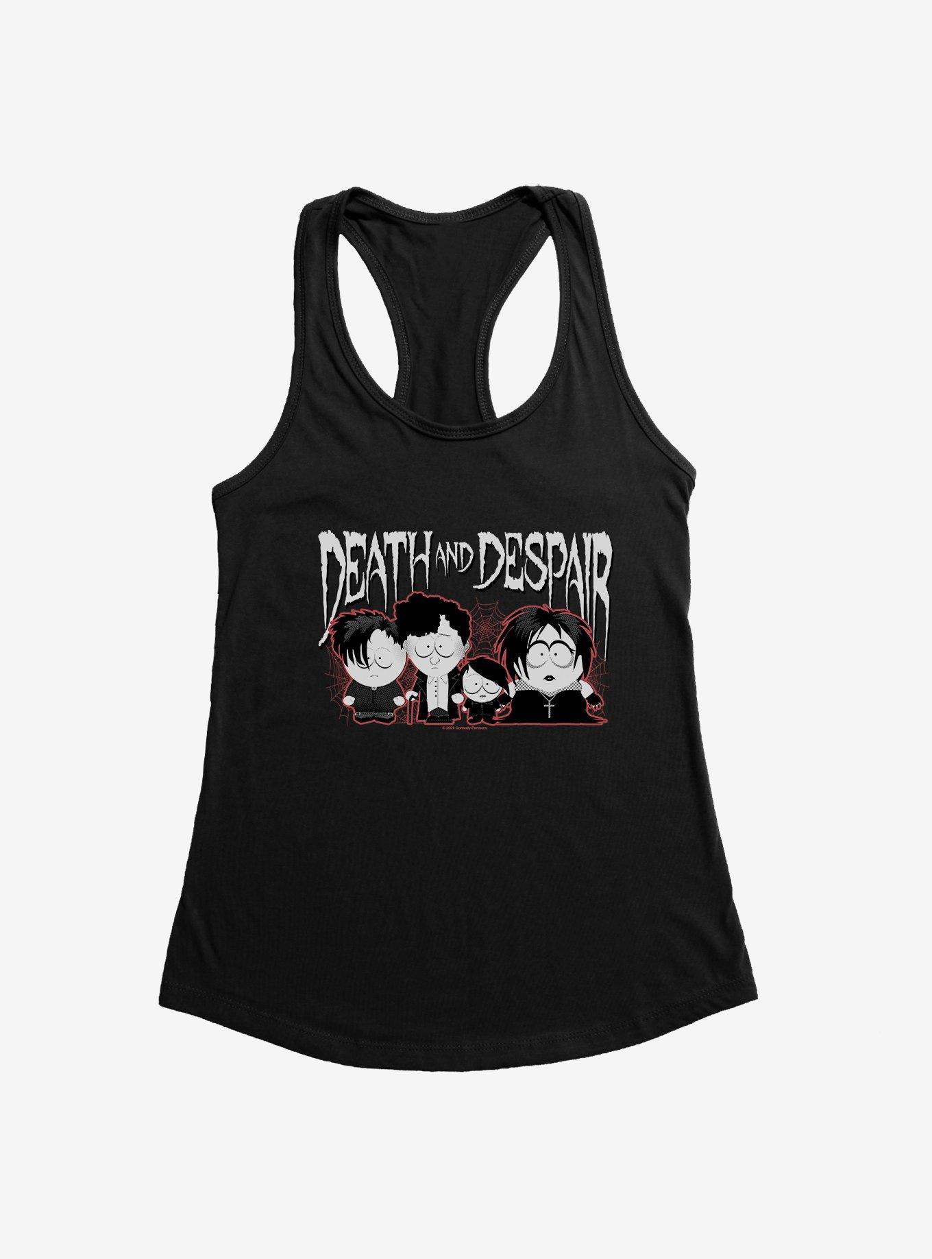 South Park Goth Kids Death And Despair Girls Tank, , hi-res
