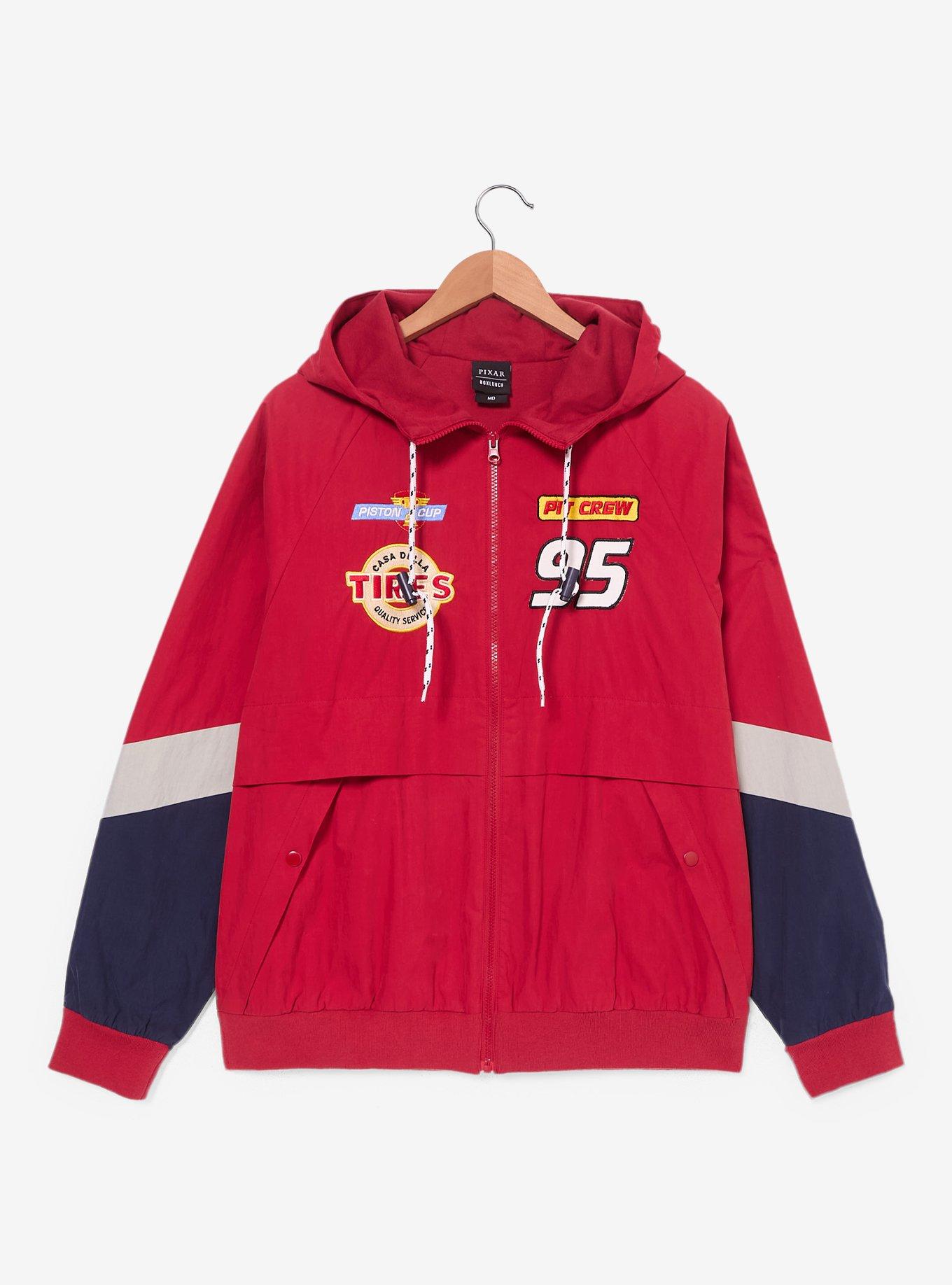 Disney Pixar Cars Lightning McQueen Color Block Windbreaker — BoxLunch Exclusive, , hi-res