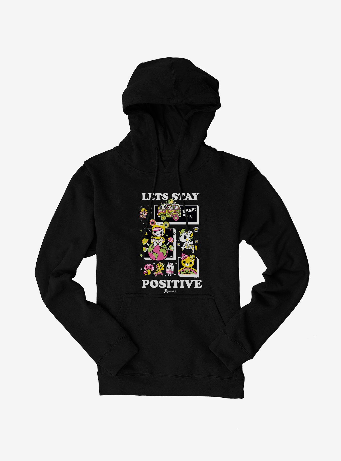 Tokidoki Lets Stay Positive Hoodie, , hi-res