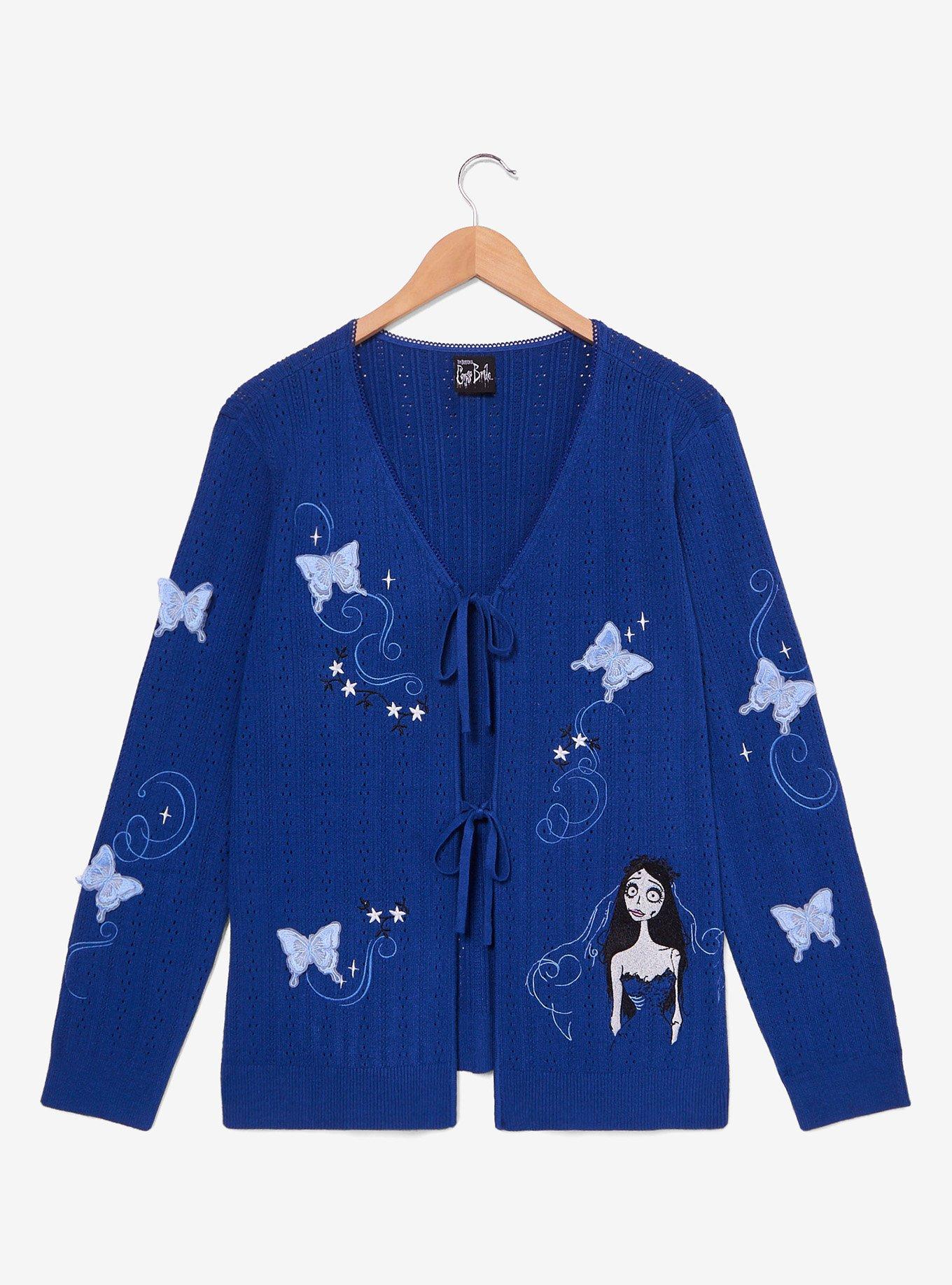 Corpse Bride Emily Butterfly Plus Size Cardigan — BoxLunch Exclusive, , hi-res