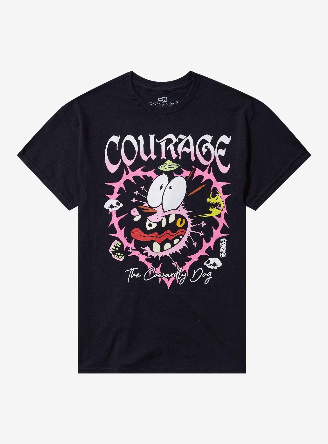 Courage The Cowardly Dog Spike Heart Girls T-Shirt, , hi-res