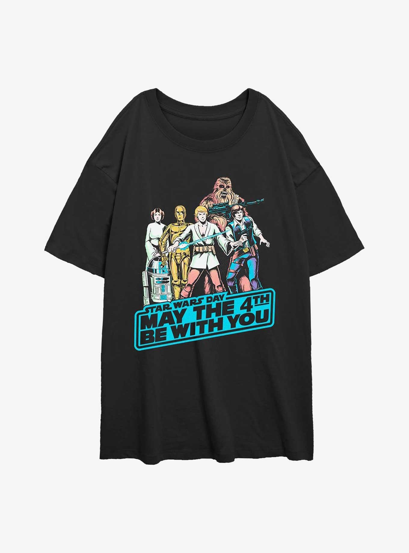Star Wars May Fourth Group Girls Oversized T-Shirt, , hi-res