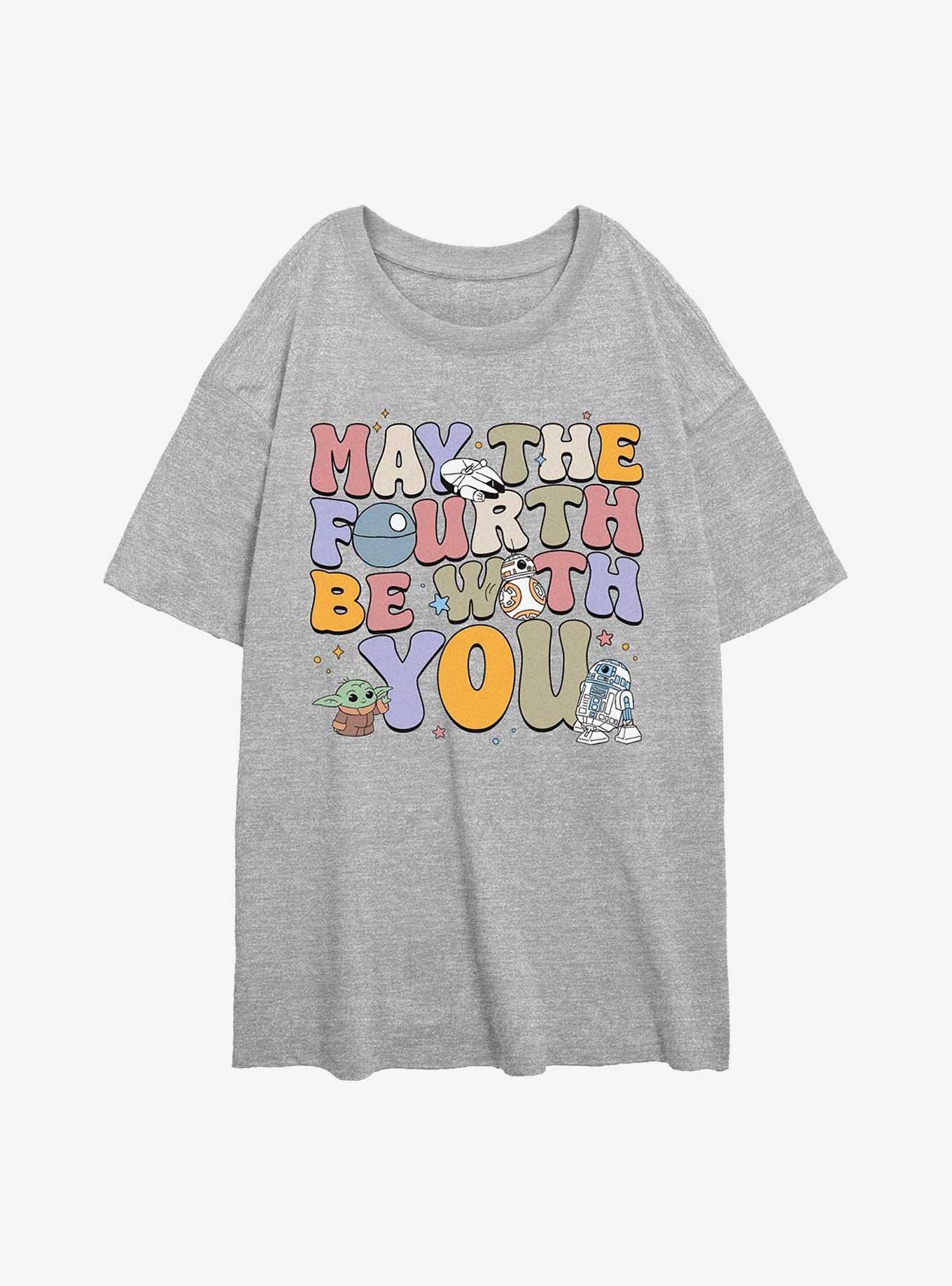 Star Wars The Mandalorian May The Fourth Girls Oversized T-Shirt, , hi-res