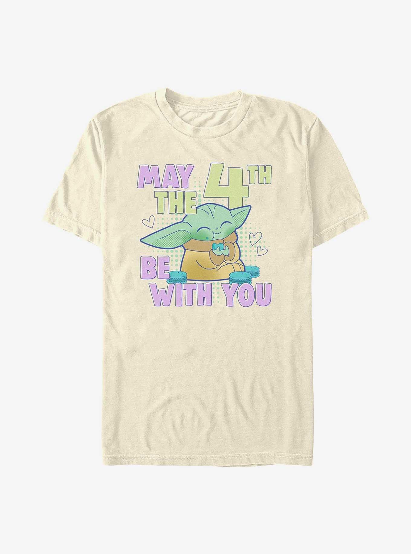 Star Wars The Mandalorian May The Grogu T-Shirt, NATURAL, hi-res